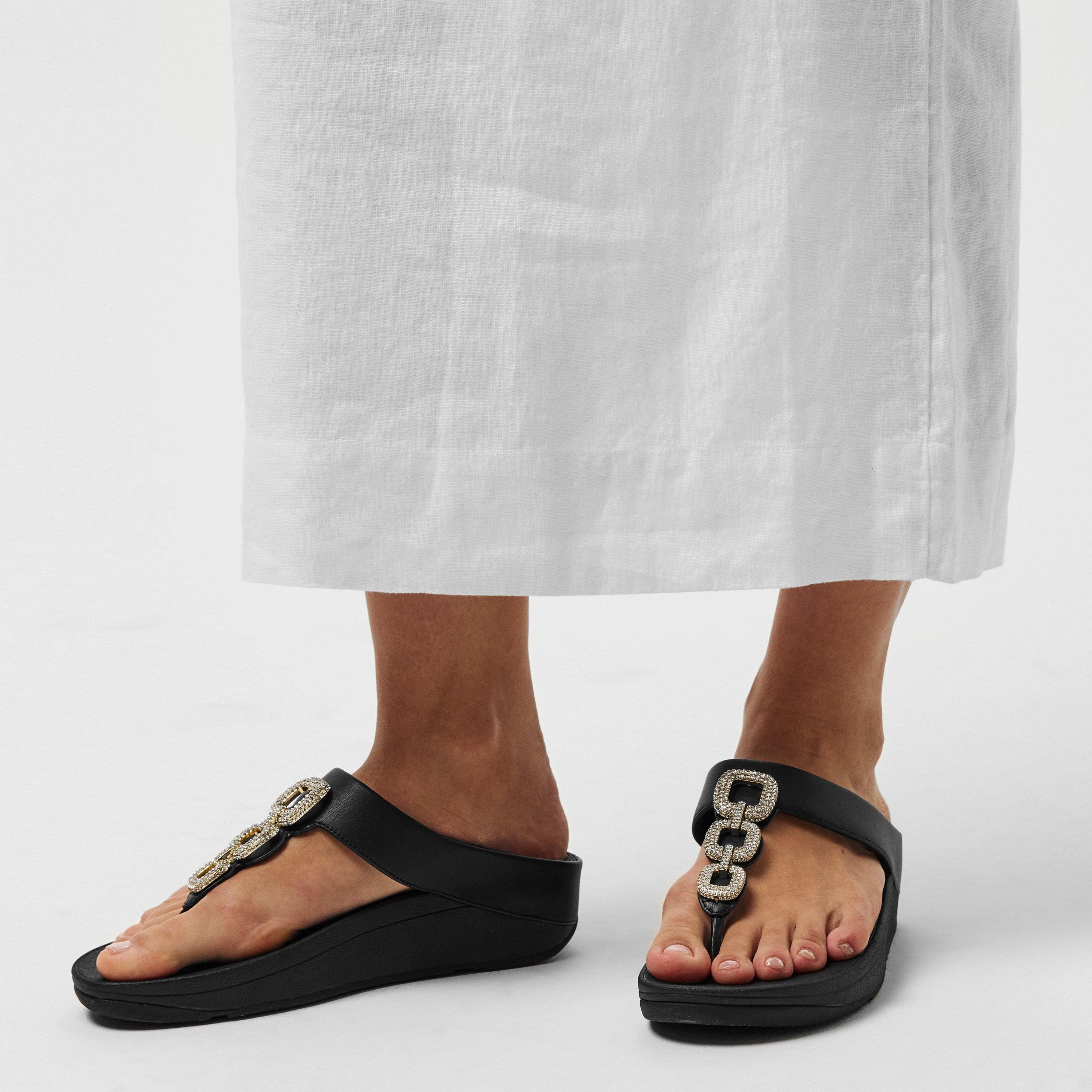 Nero - Fitflop - Women's Fino Flip Flops - 2