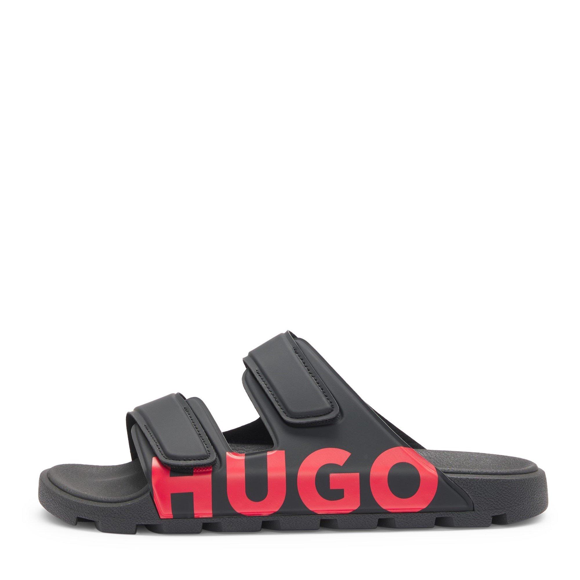 Black 001 - Hugo - Logo Sandals - 2