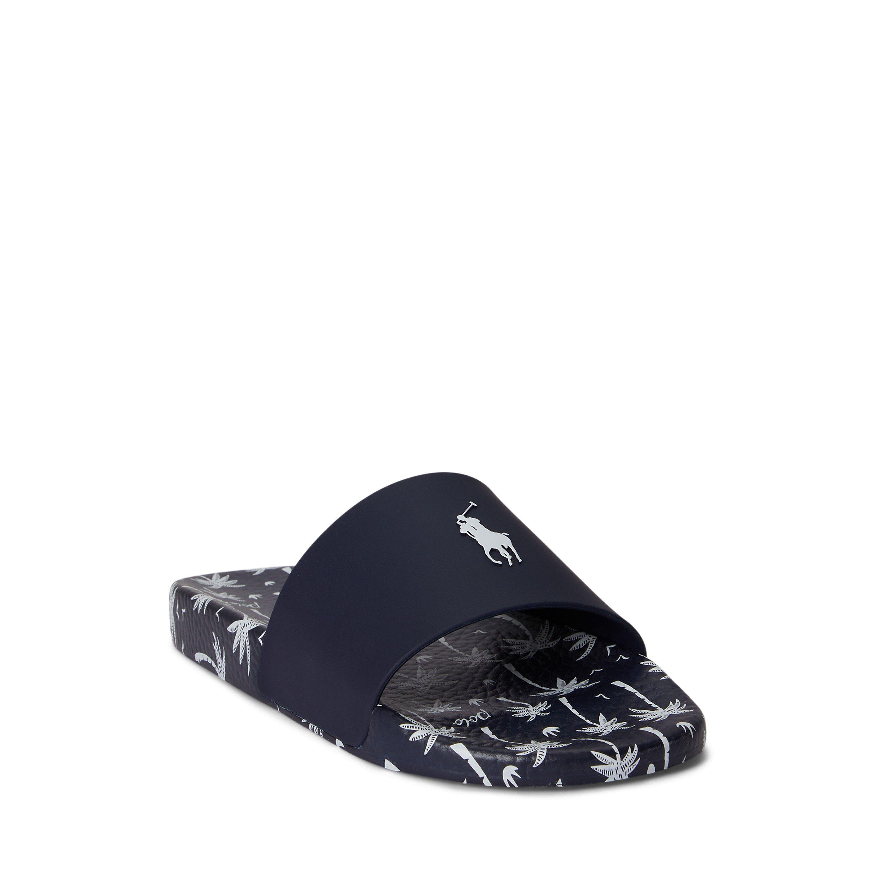 Navy Polo Palms - Polo Ralph Lauren - Polo Pool Slide Sn62 - 2