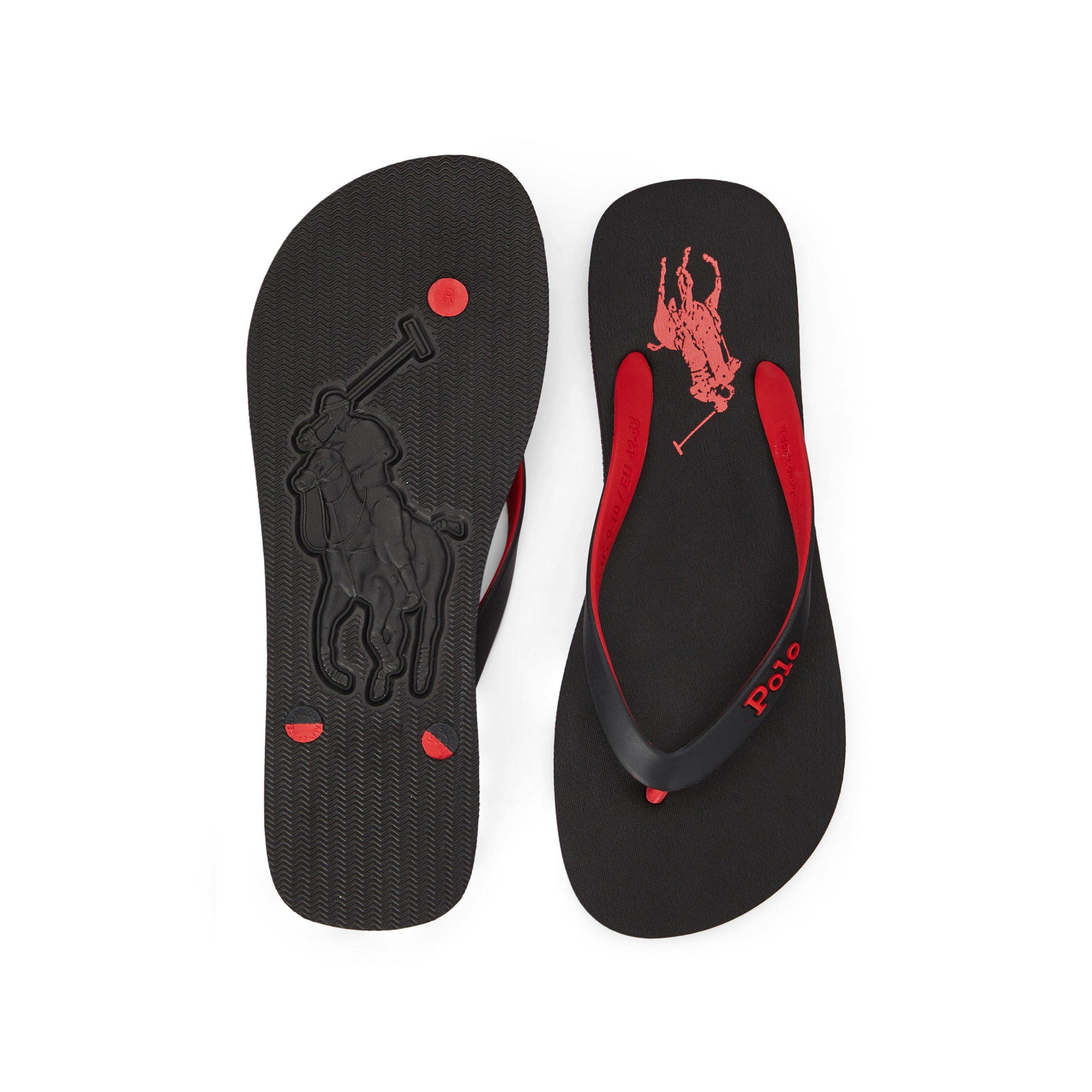 Black/Red - Polo Ralph Lauren - Men's Pool Sliders - 2