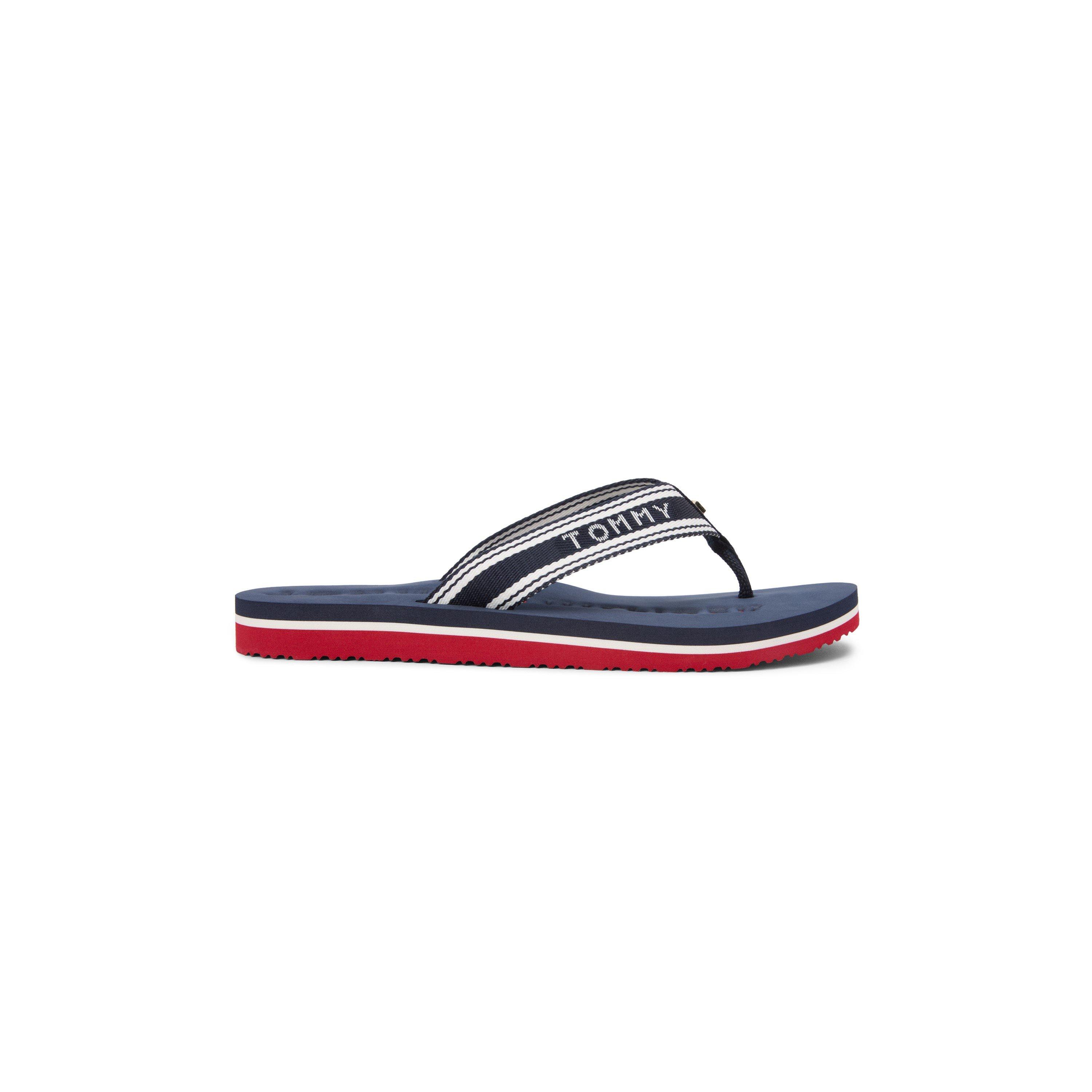 Tommy Hilfiger Women's Flip Flops - Rwb - 5 (38)