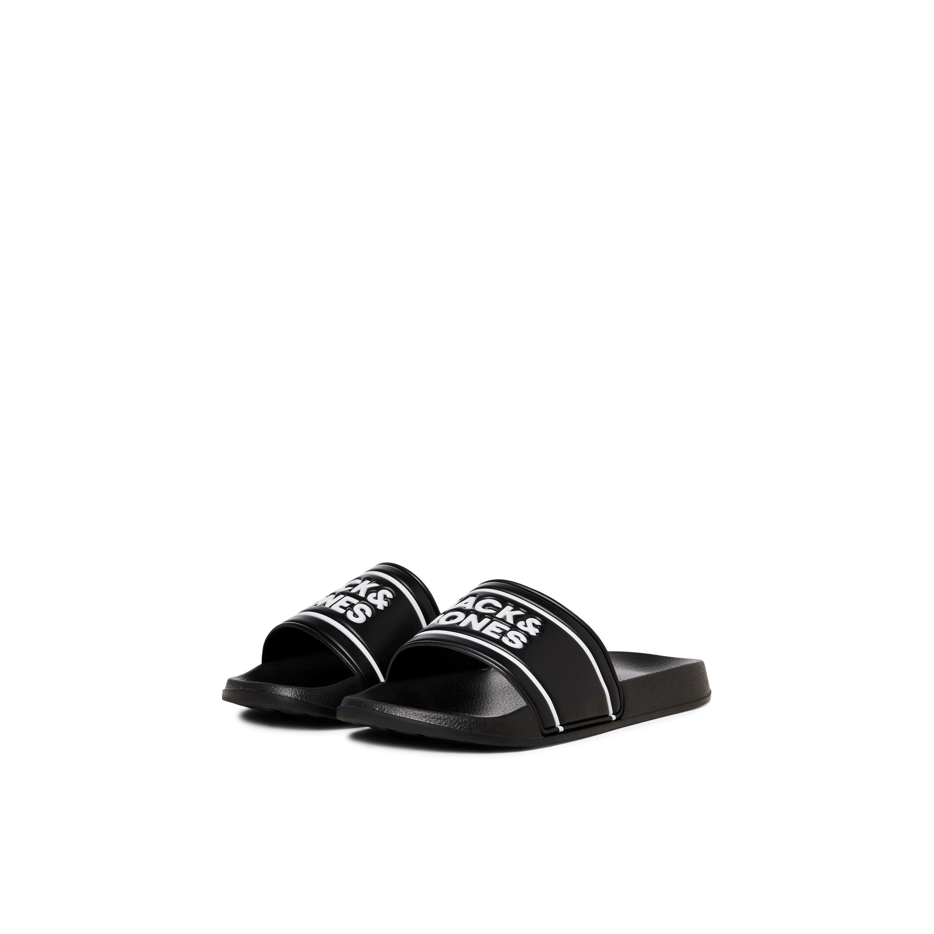 Jack And Jones Men's Pool Sliders - Anthracite - 7 (41)