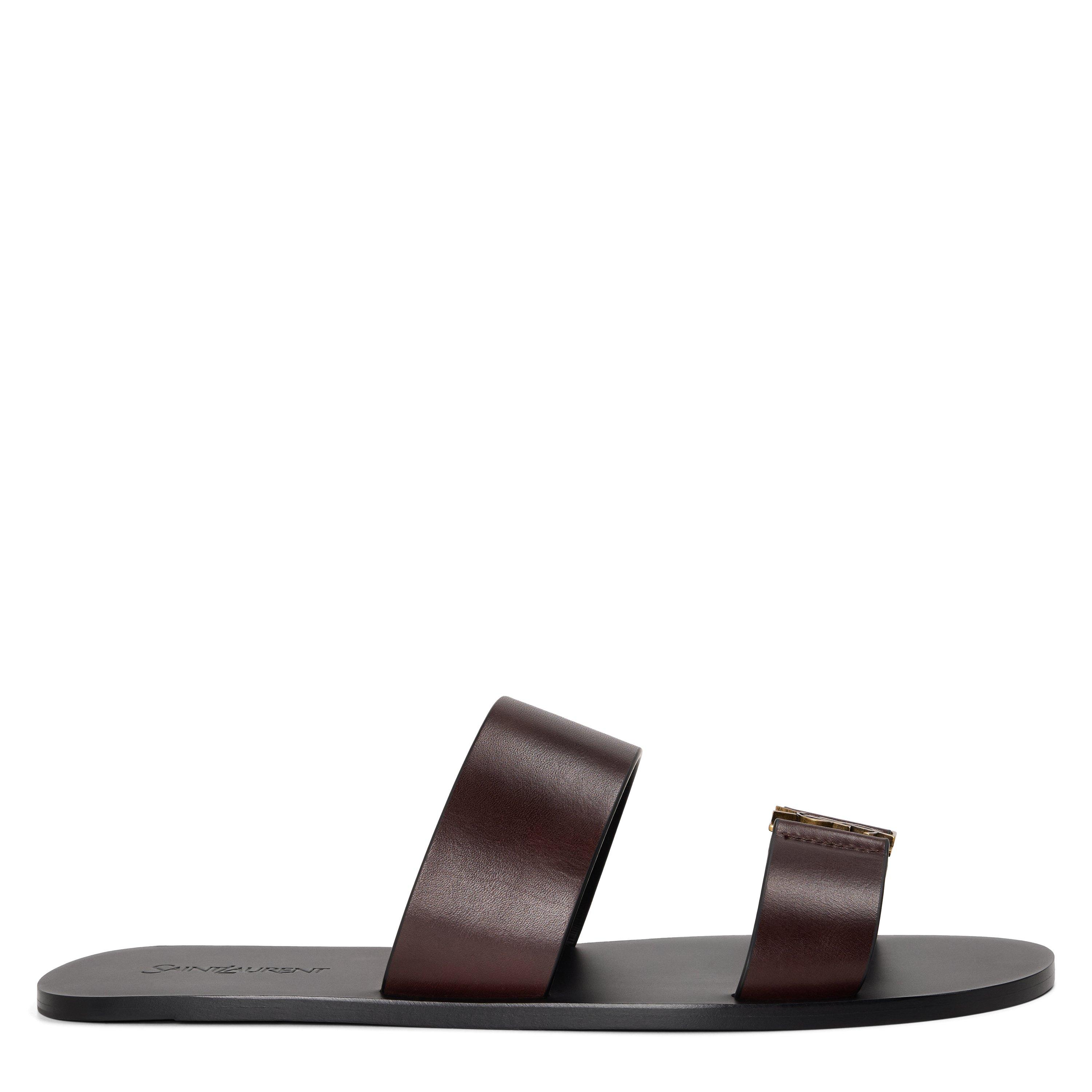 Brown - Saint Laurent - Men's Flat Sandals - 1