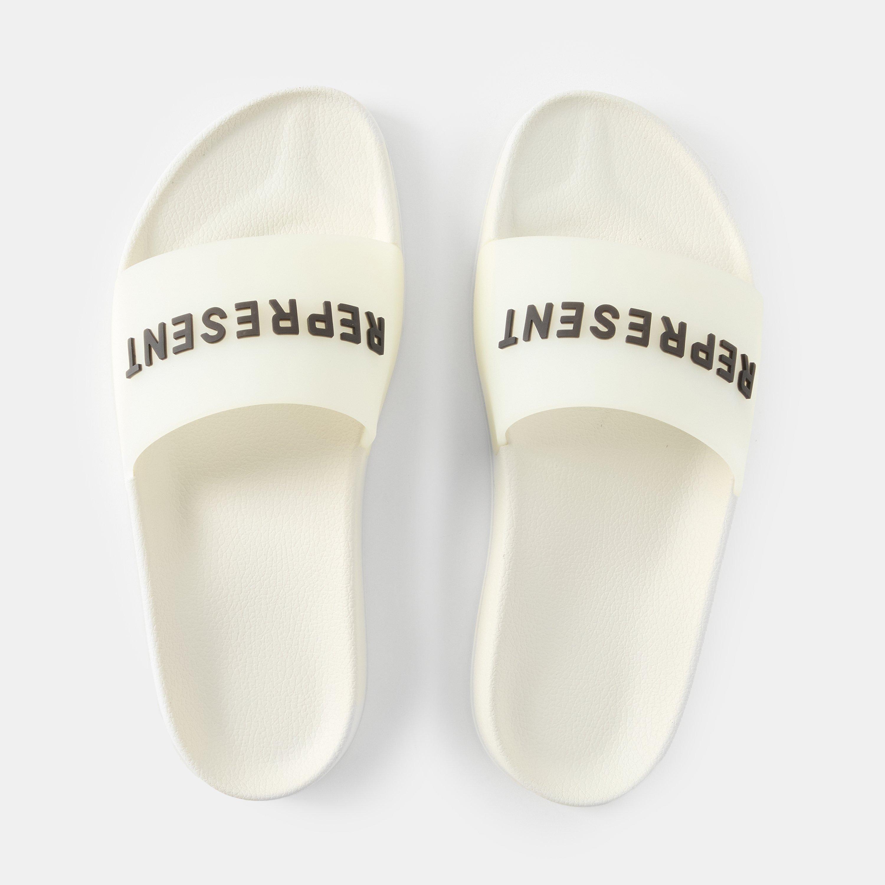 Black - Represent - Men's Pool Sliders - 4