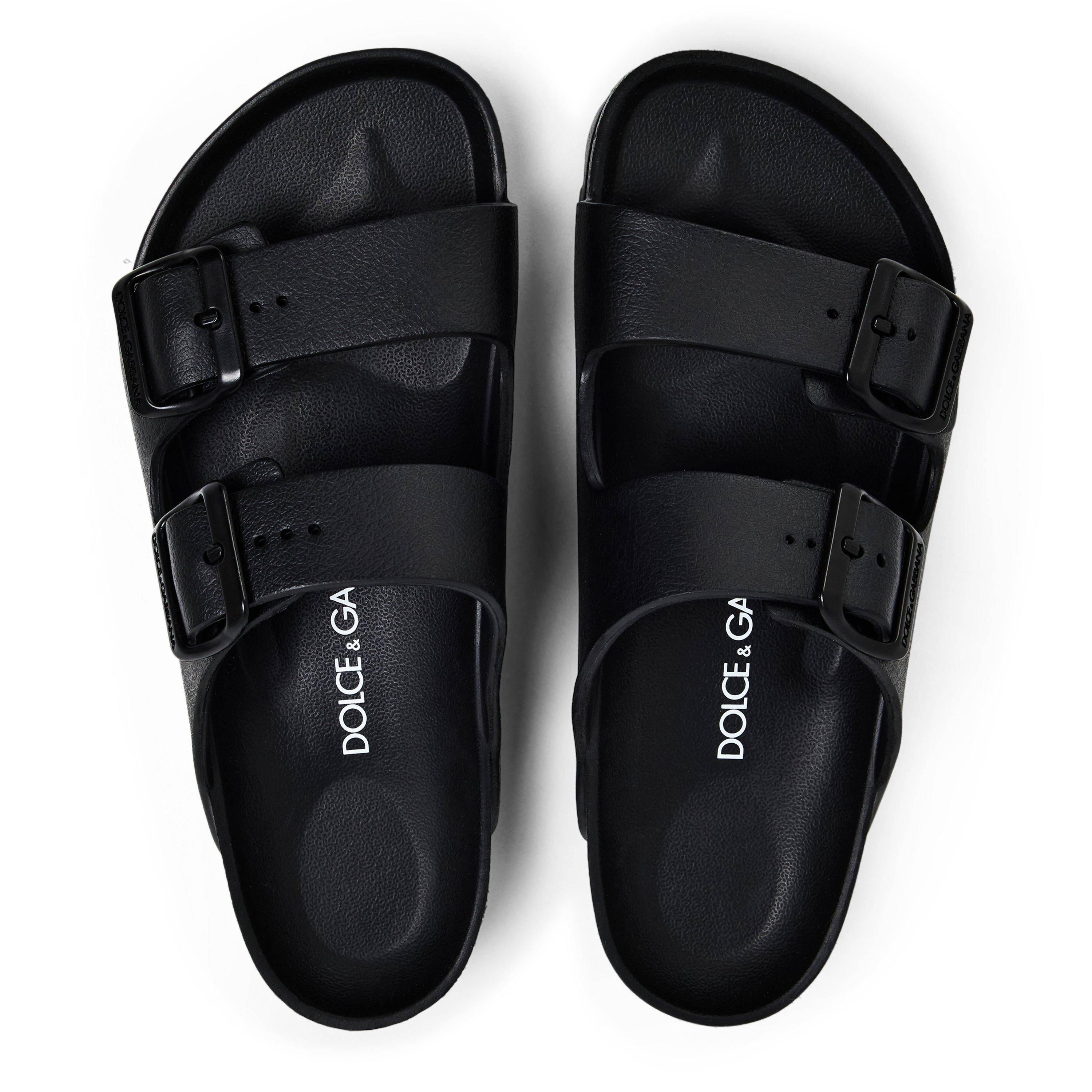 Black 80999 - Dolce and Gabbana - Kids' Flat Sandals - 4