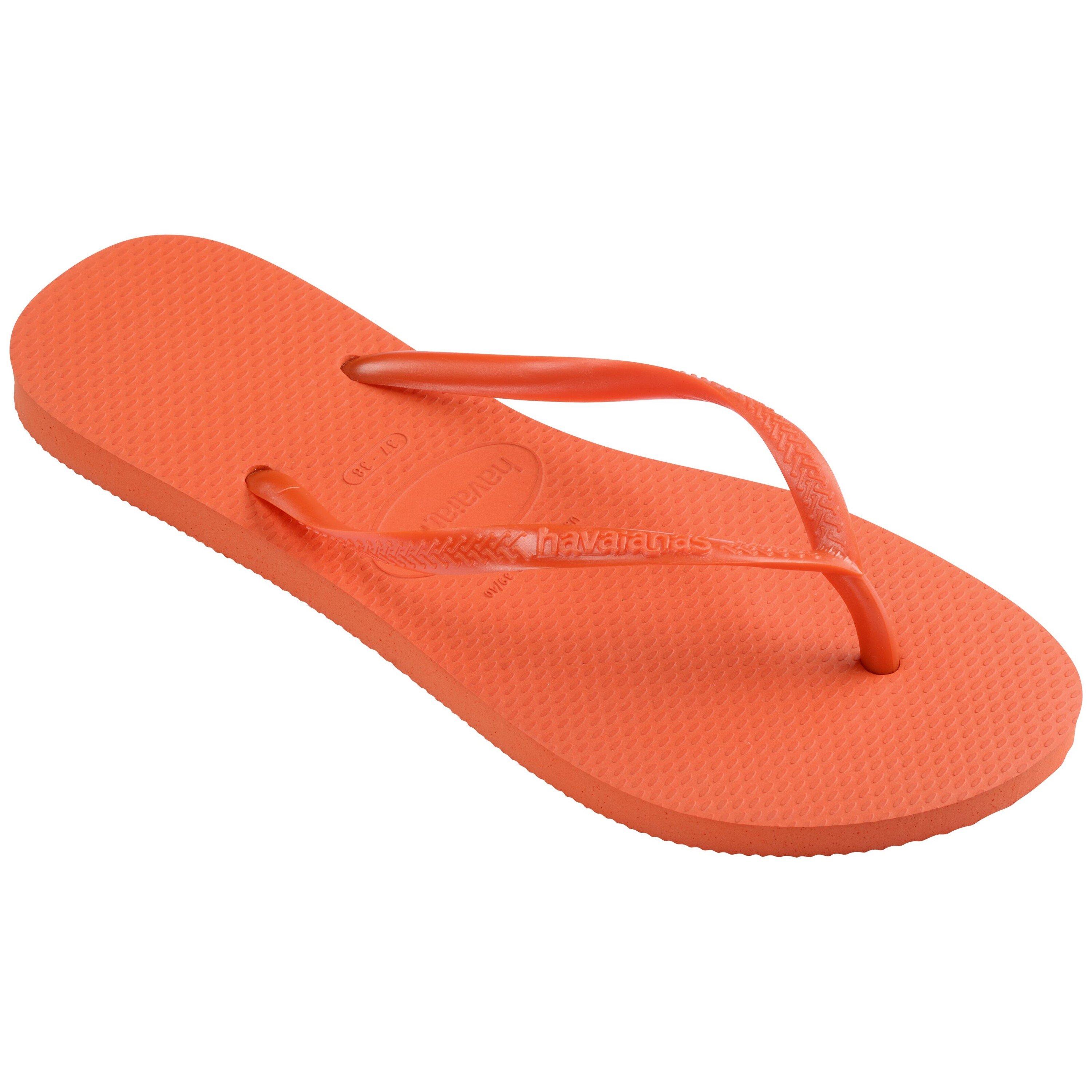 Sunset Orange - Havaianas - Women's Slim Flip Flops - 2