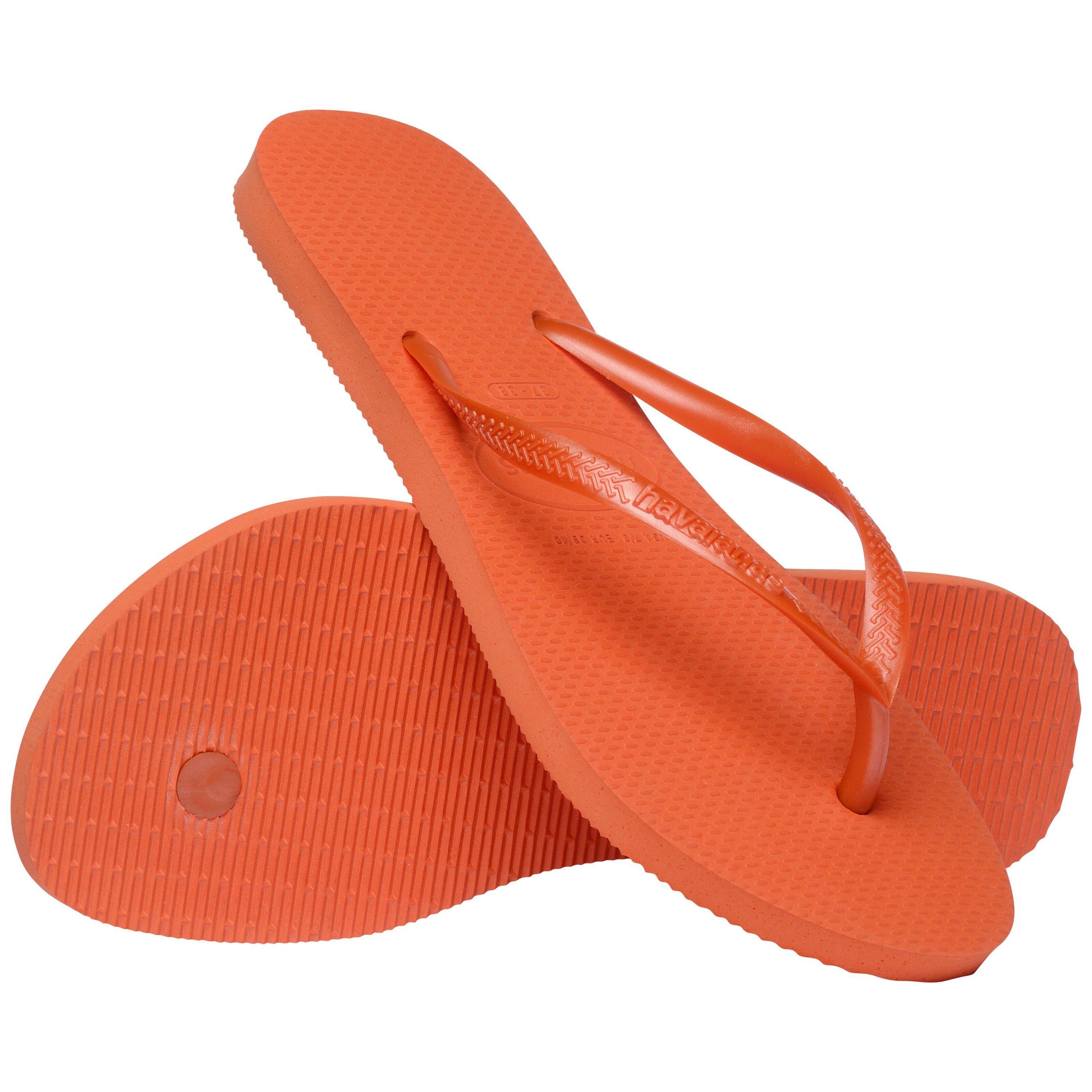 Sunset Orange - Havaianas - Women's Slim Flip Flops - 4