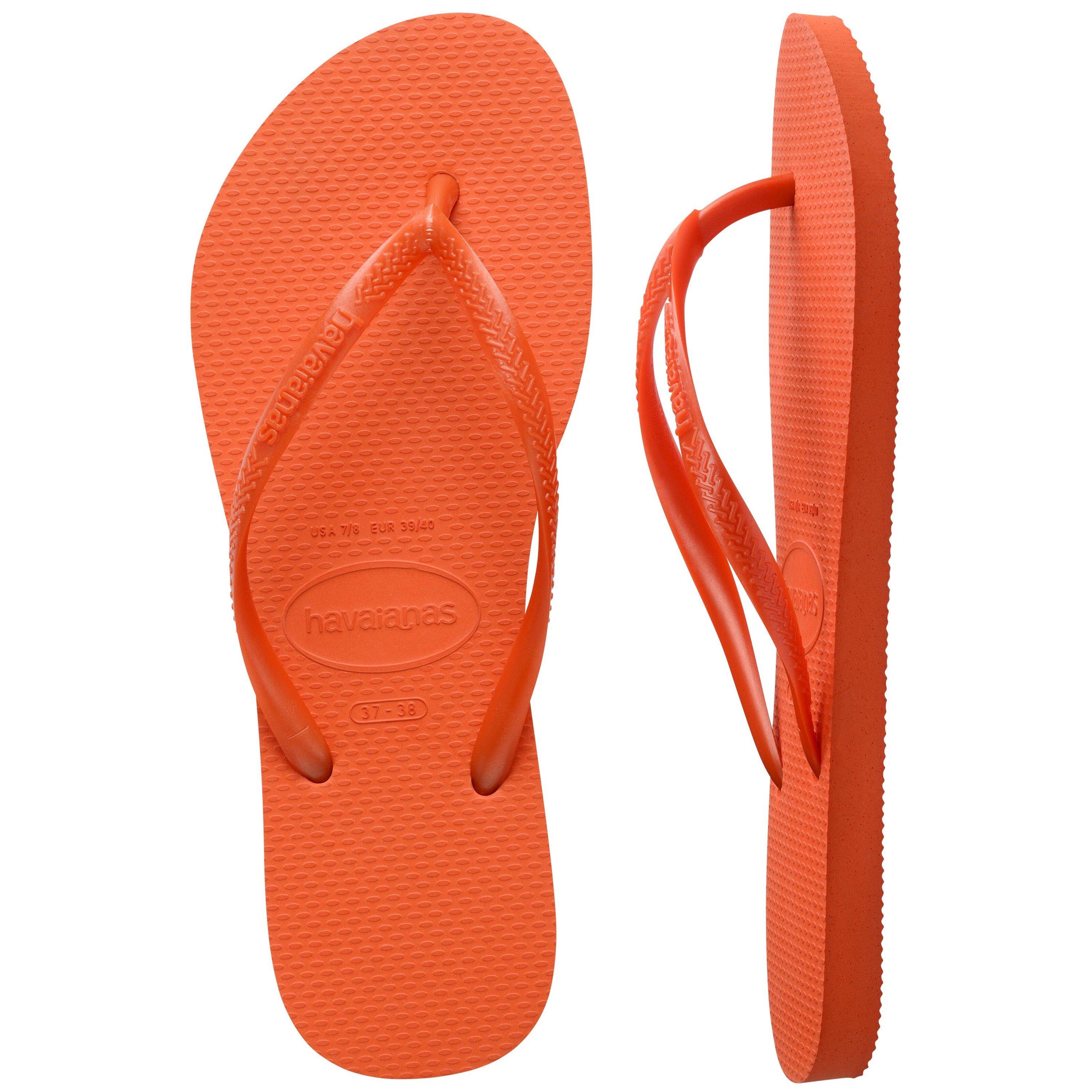 Sunset Orange - Havaianas - Women's Slim Flip Flops - 5