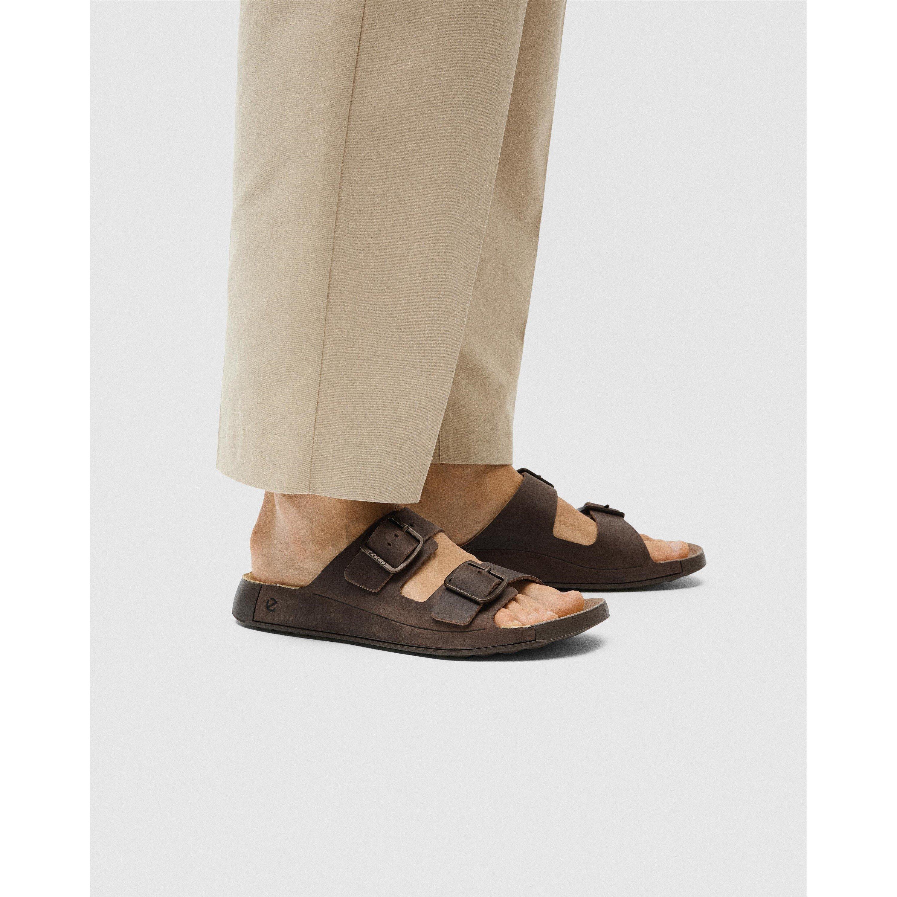 Ecco Men's Flat Sandals - Nutmeg Brown - 11 (45)