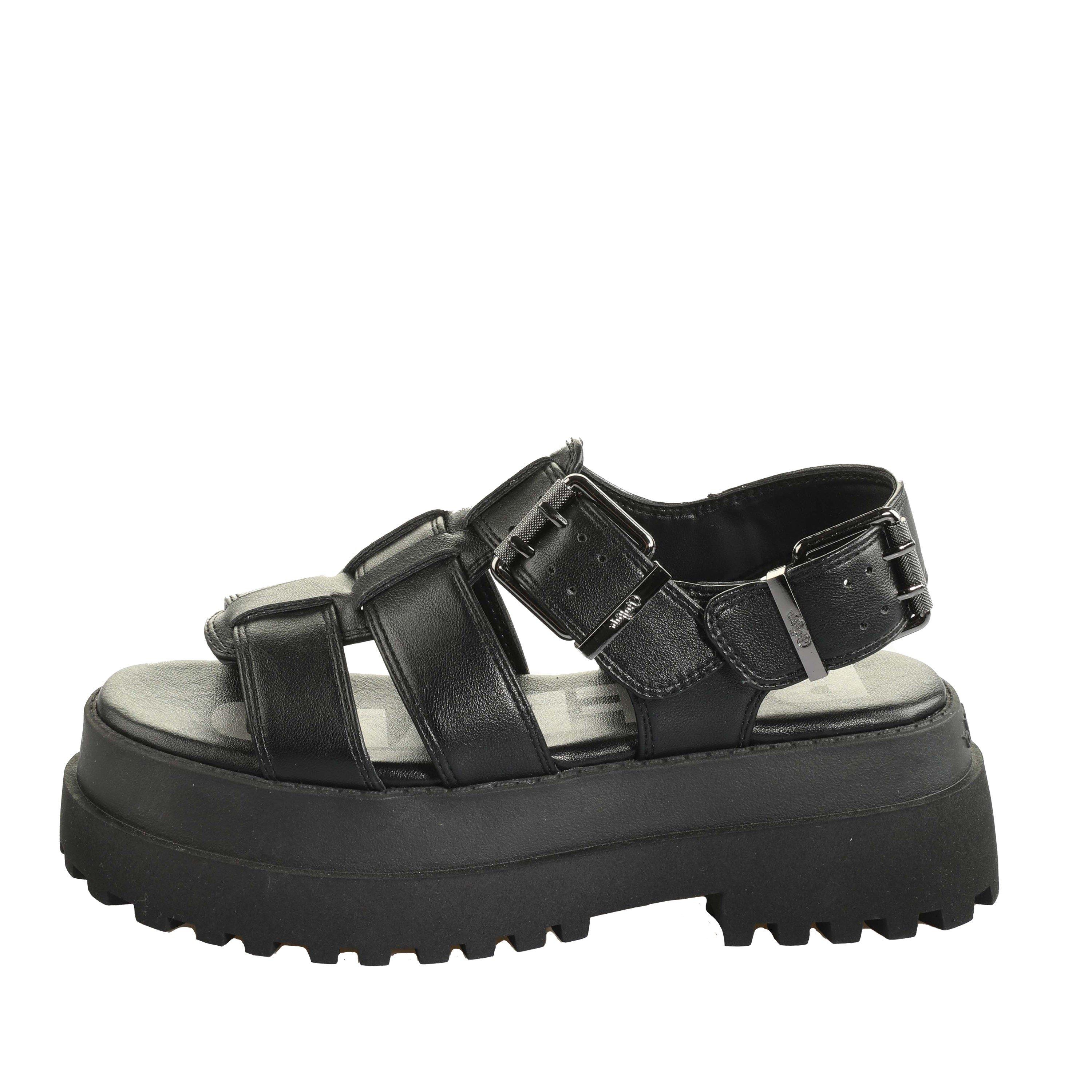 Black - Buffalo - Women's Vegan Fisherman Flat Sandals - 1