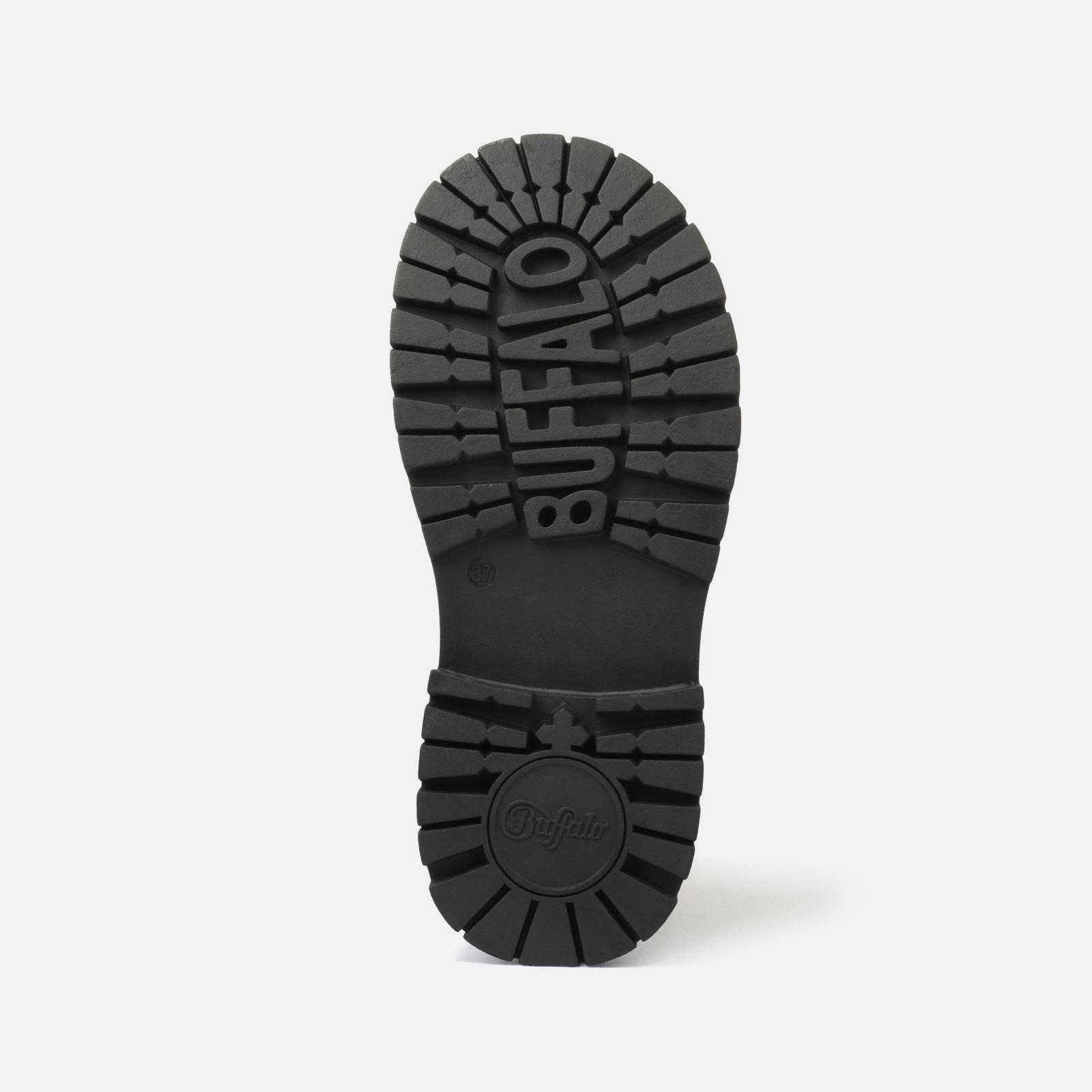 Black - Buffalo - Women's Vegan Fisherman Flat Sandals - 5