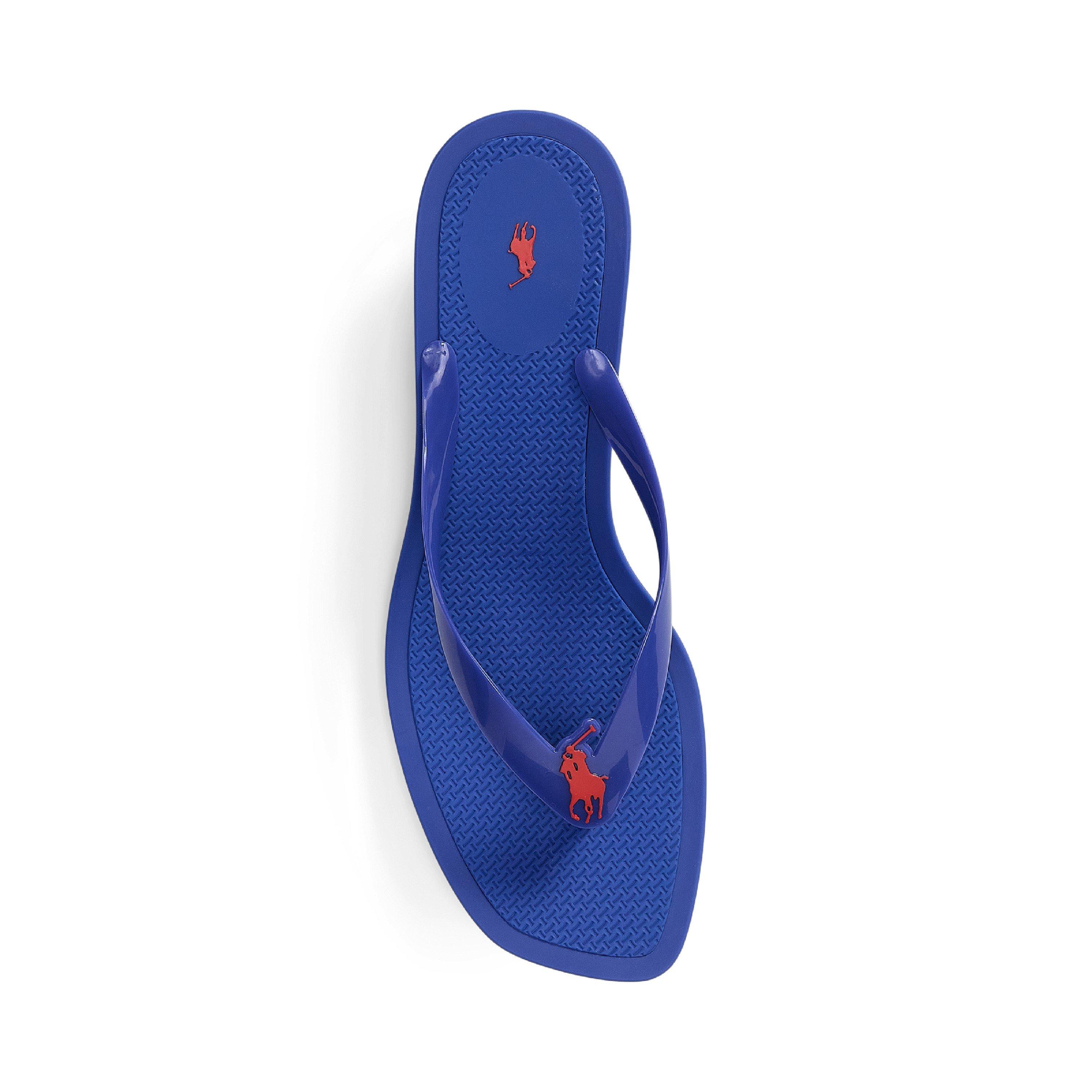 Sapphire Blue - Polo Ralph Lauren - Womens Flip Flops - 2