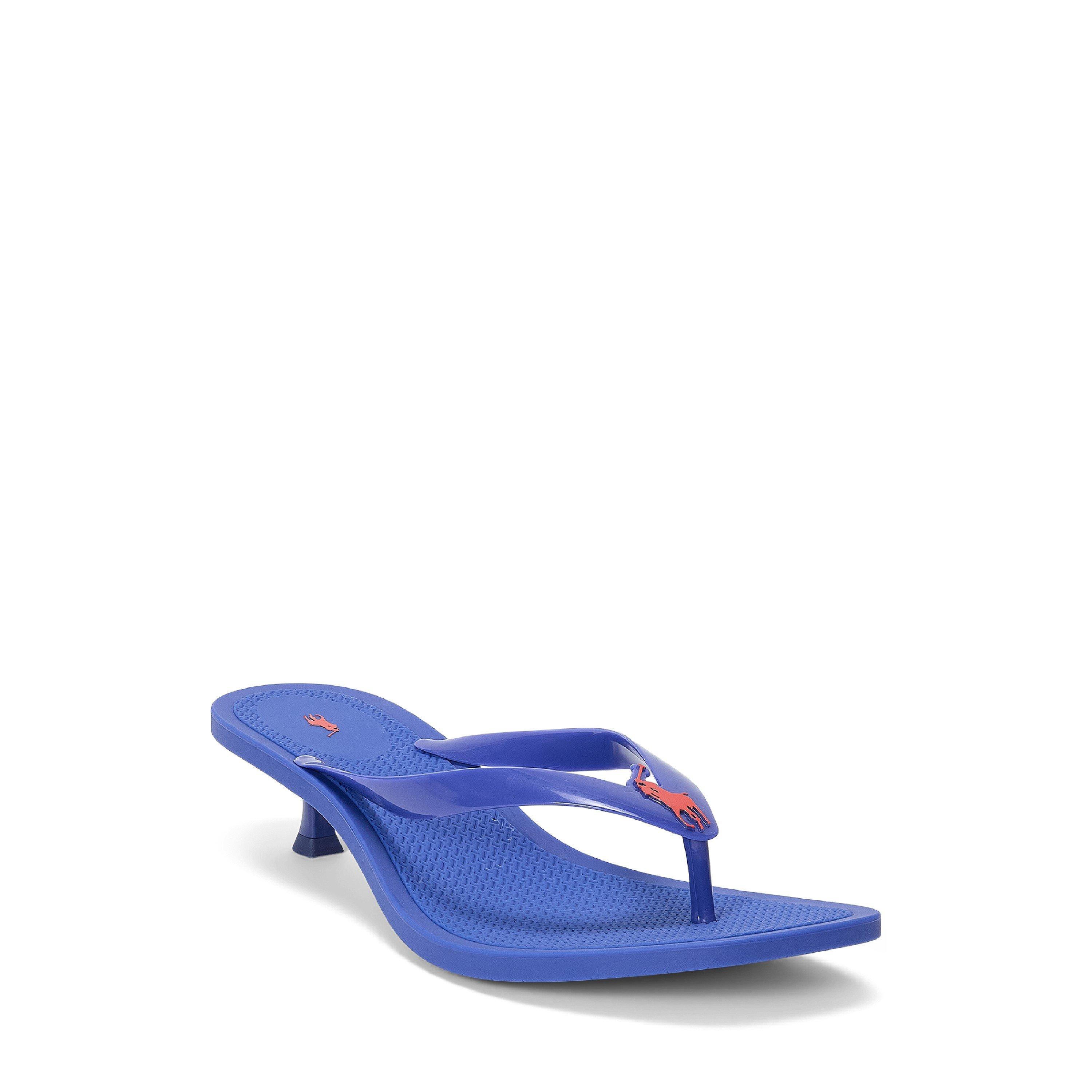 Sapphire Blue - Polo Ralph Lauren - Womens Flip Flops - 3