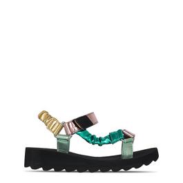 Be You Studio Girls Metallic Trekker Sandal