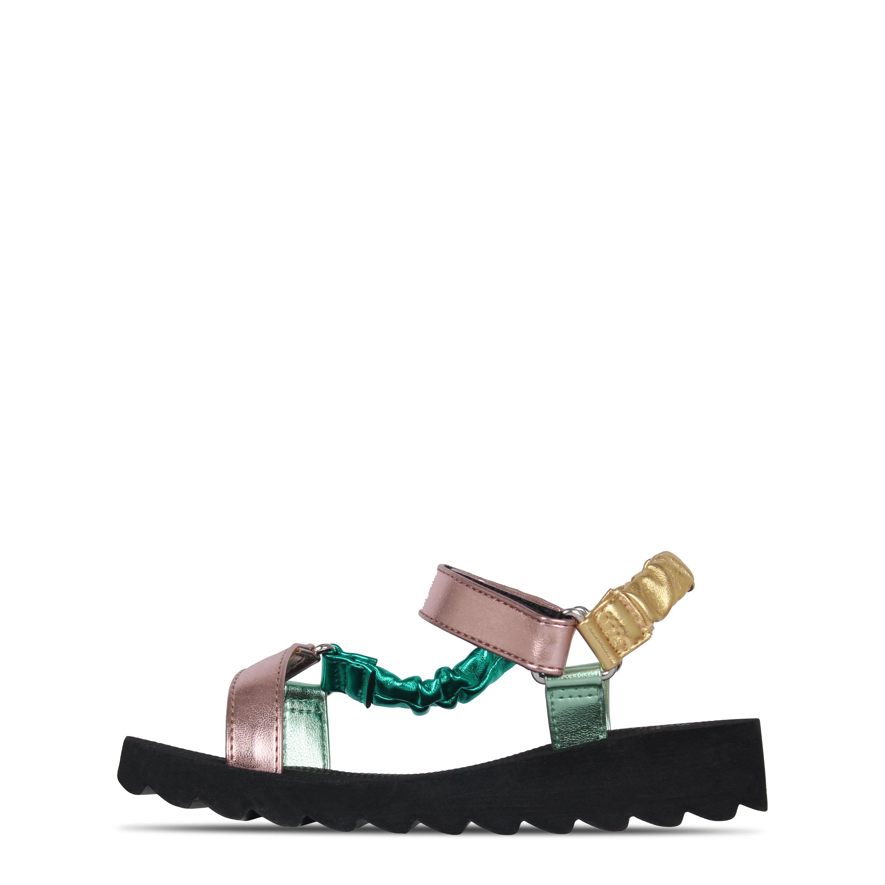 Multi - Be You - Studio Girls Metallic Trekker Sandal - 2