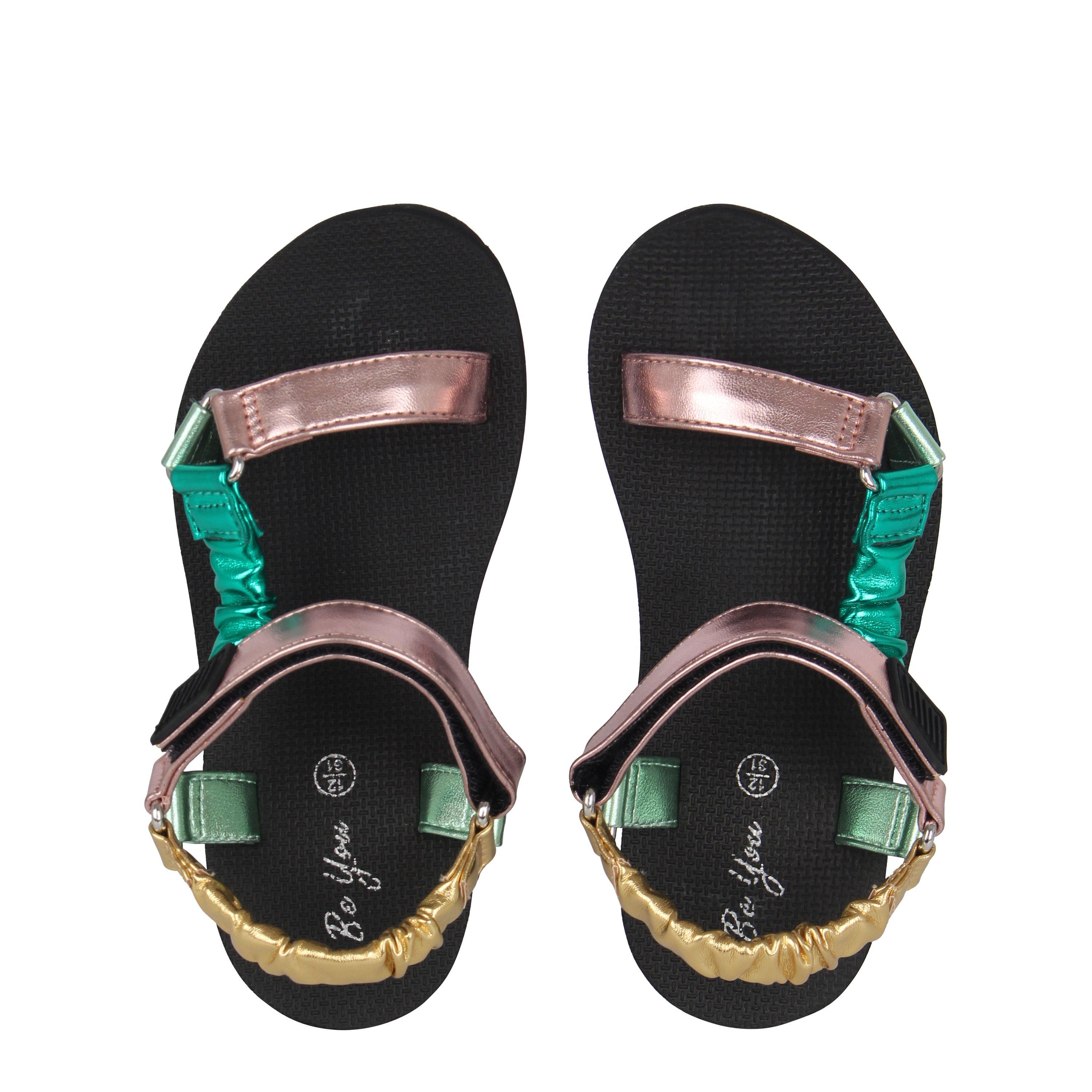 Multi - Be You - Studio Girls Metallic Trekker Sandal - 5