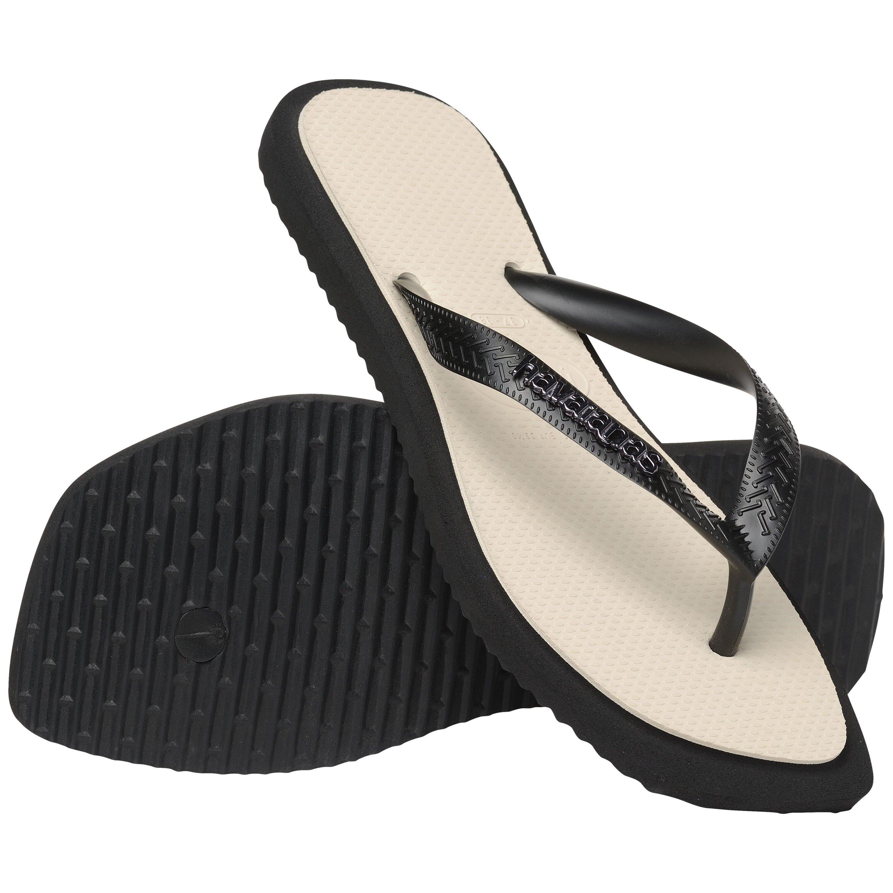 Black - Havaianas - Women's Top Square Fusion Flip Flops - 4