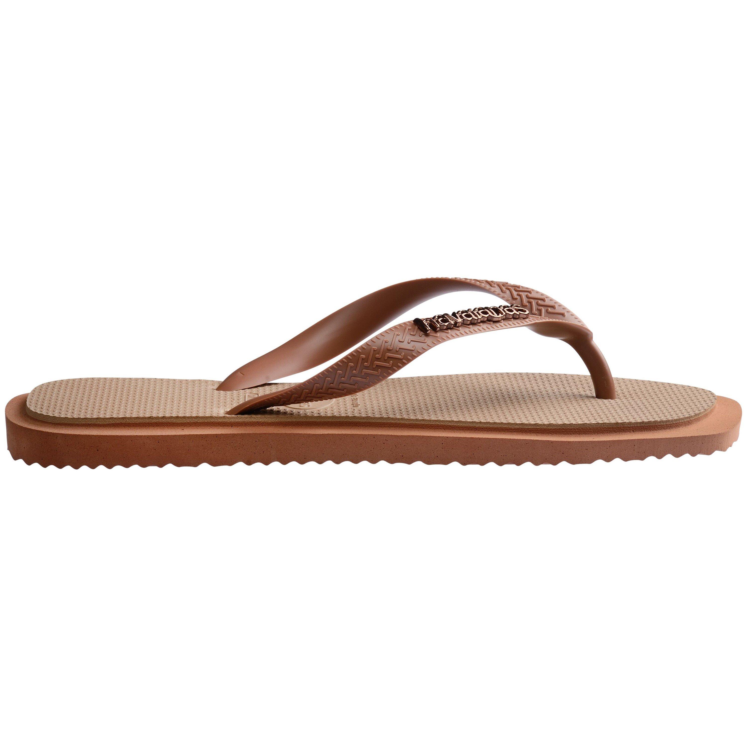 Rose Gold - Havaianas - Women's Top Square Fusion Flip Flops - 3