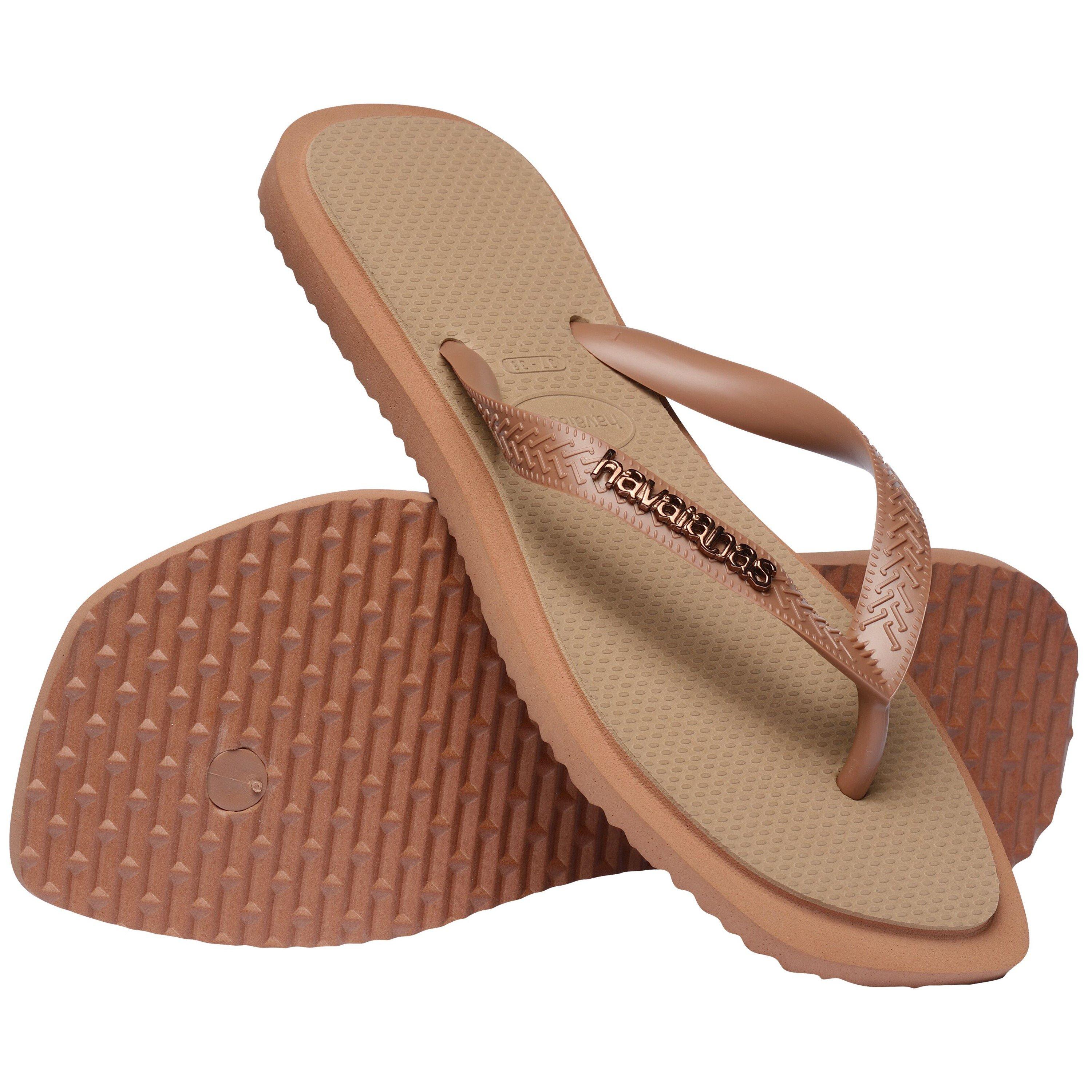 Rose Gold - Havaianas - Women's Top Square Fusion Flip Flops - 4