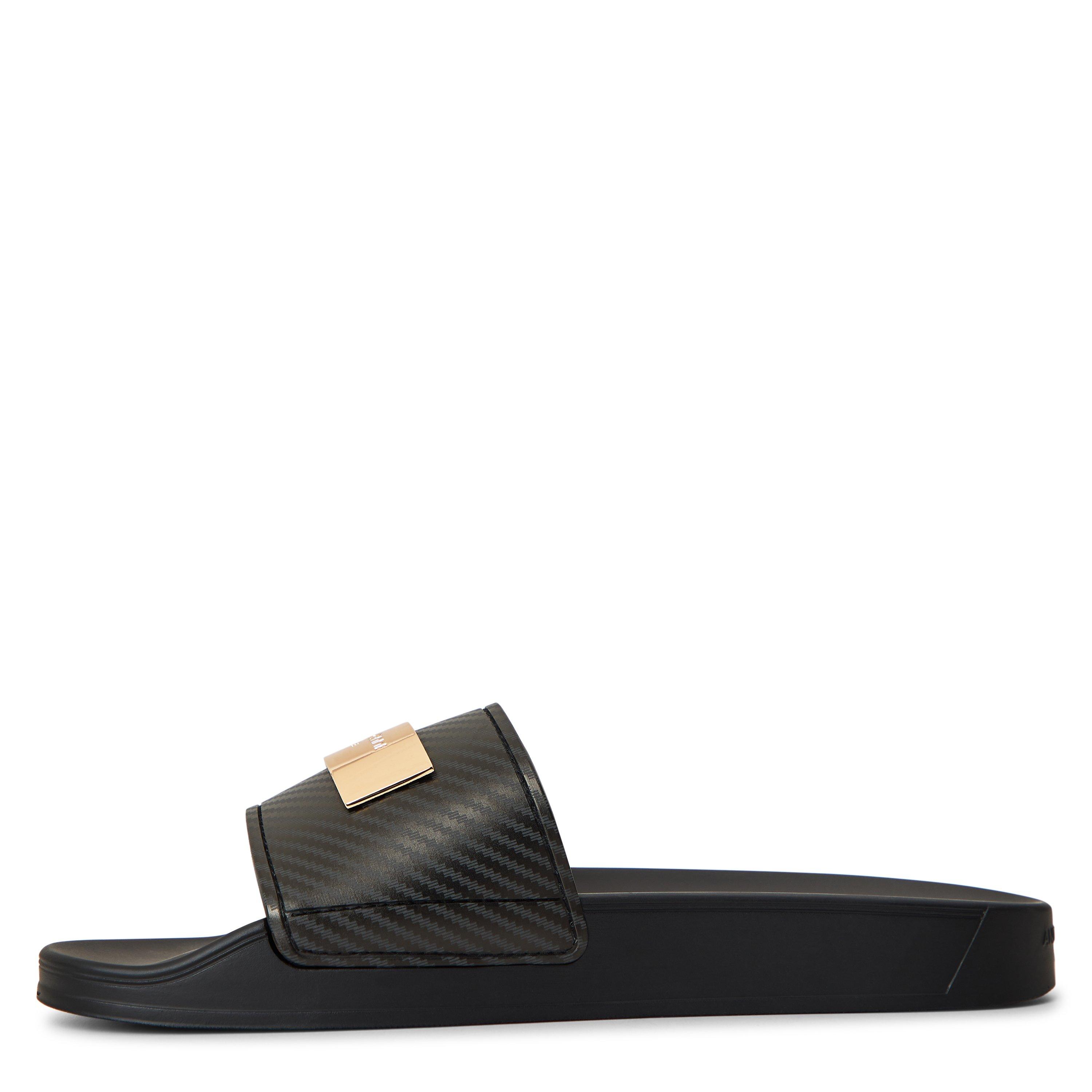 Black/Gold - Android Homme - Men's Exclusive Pool Sliders - 2