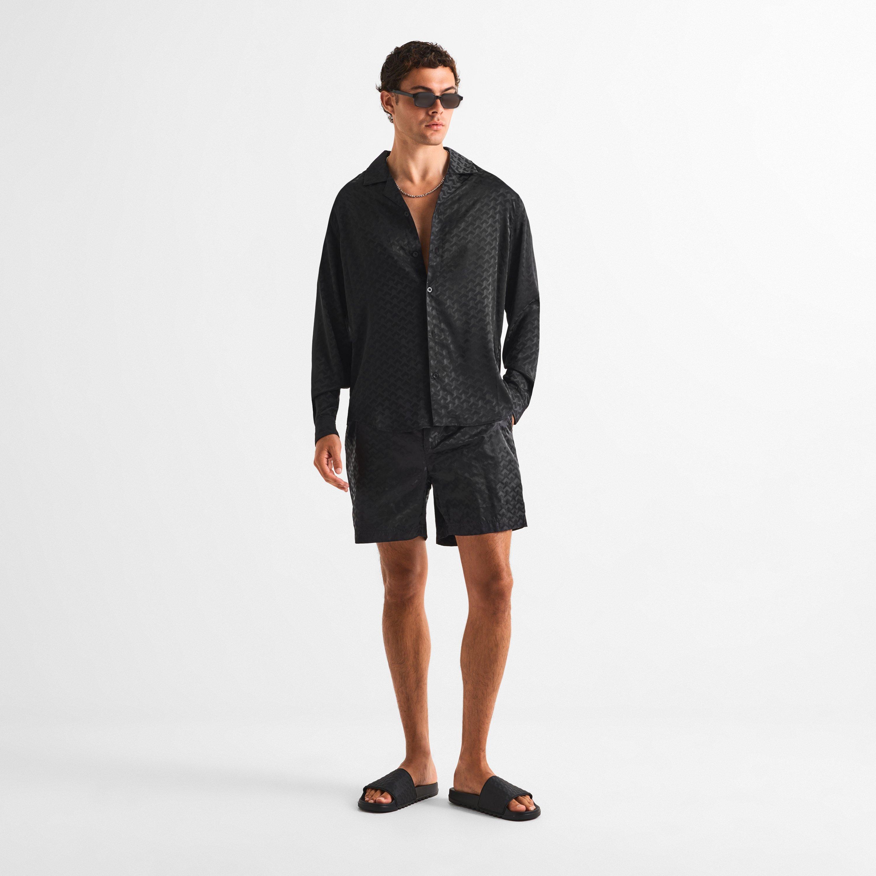 Black - BELIER - Mens Pool Sliders - 7