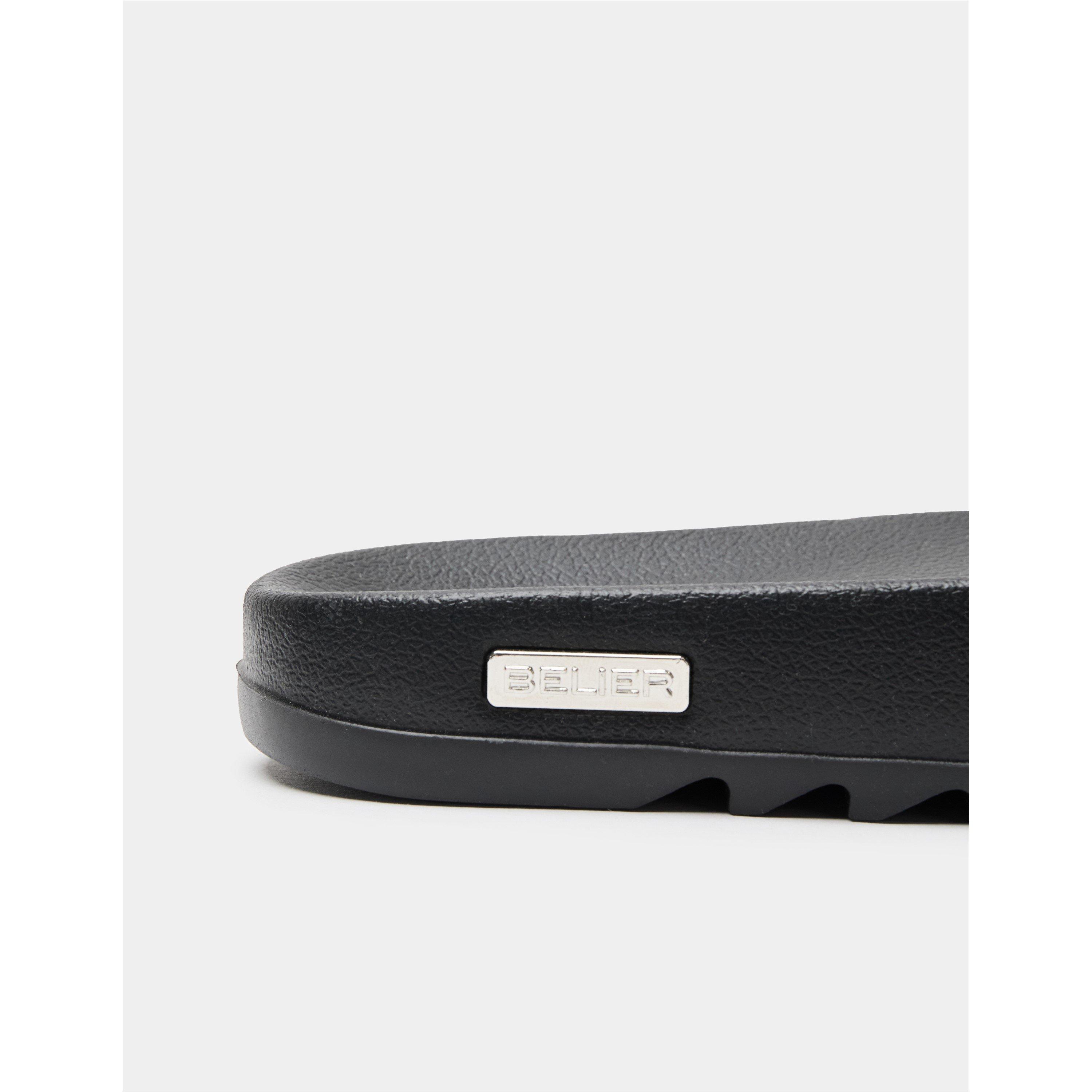 Black - BELIER - Mens Pool Sliders - 6