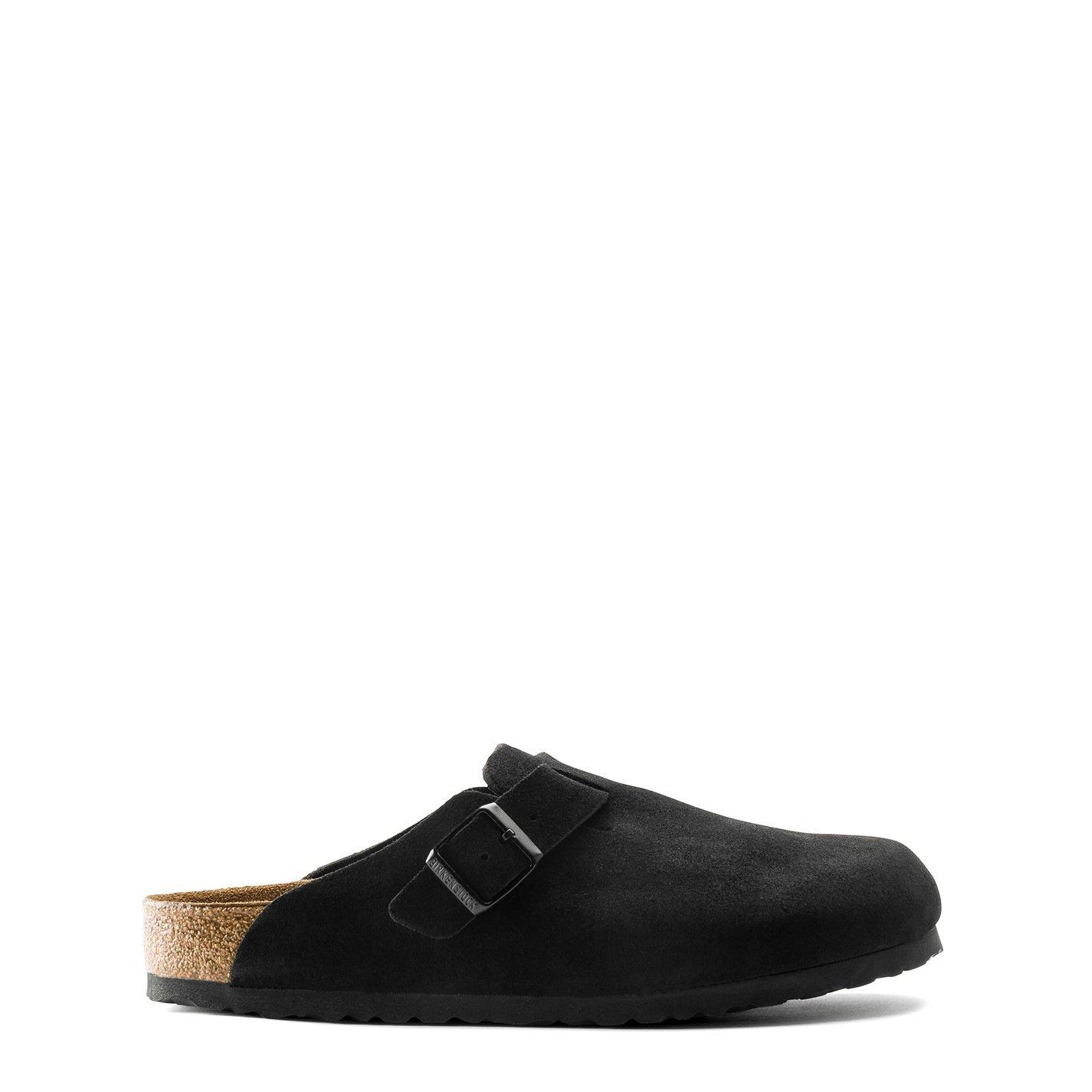 Black - Birkenstock - Boston Suede - 1
