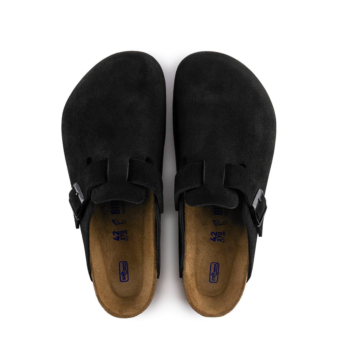 Black - Birkenstock - Boston Suede - 5