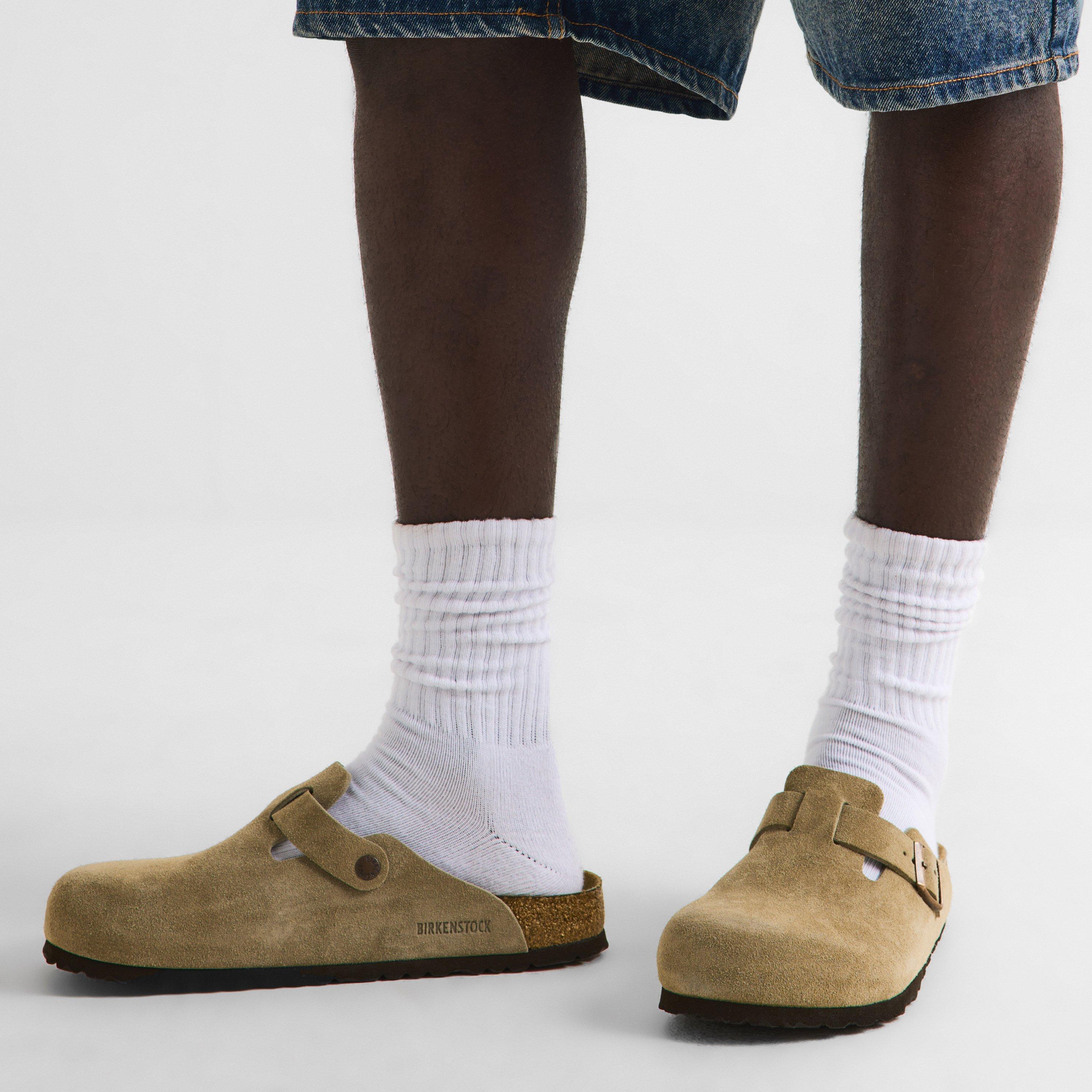 Taupe - Birkenstock - Boston Suede - 2