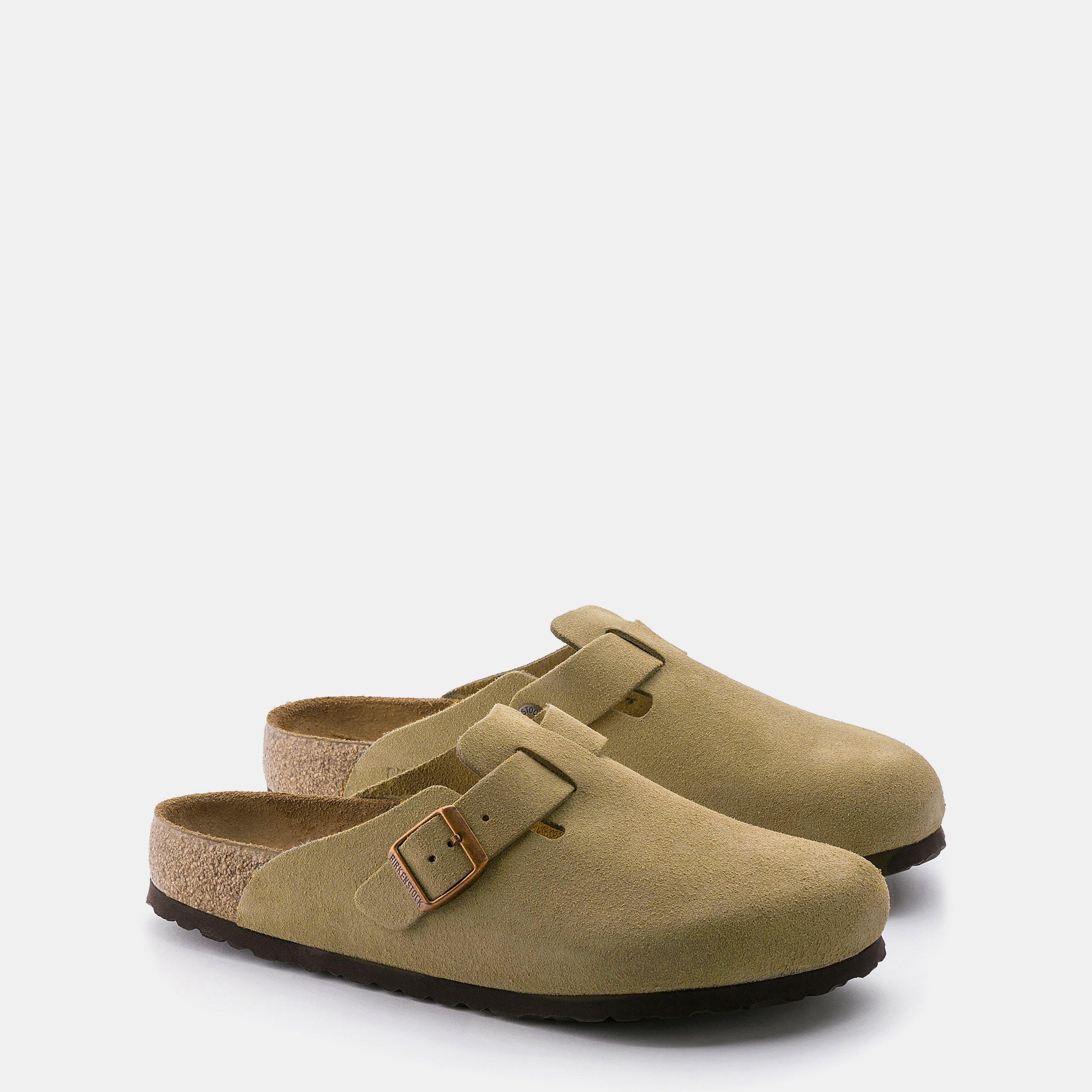 Taupe - Birkenstock - Boston Suede - 3