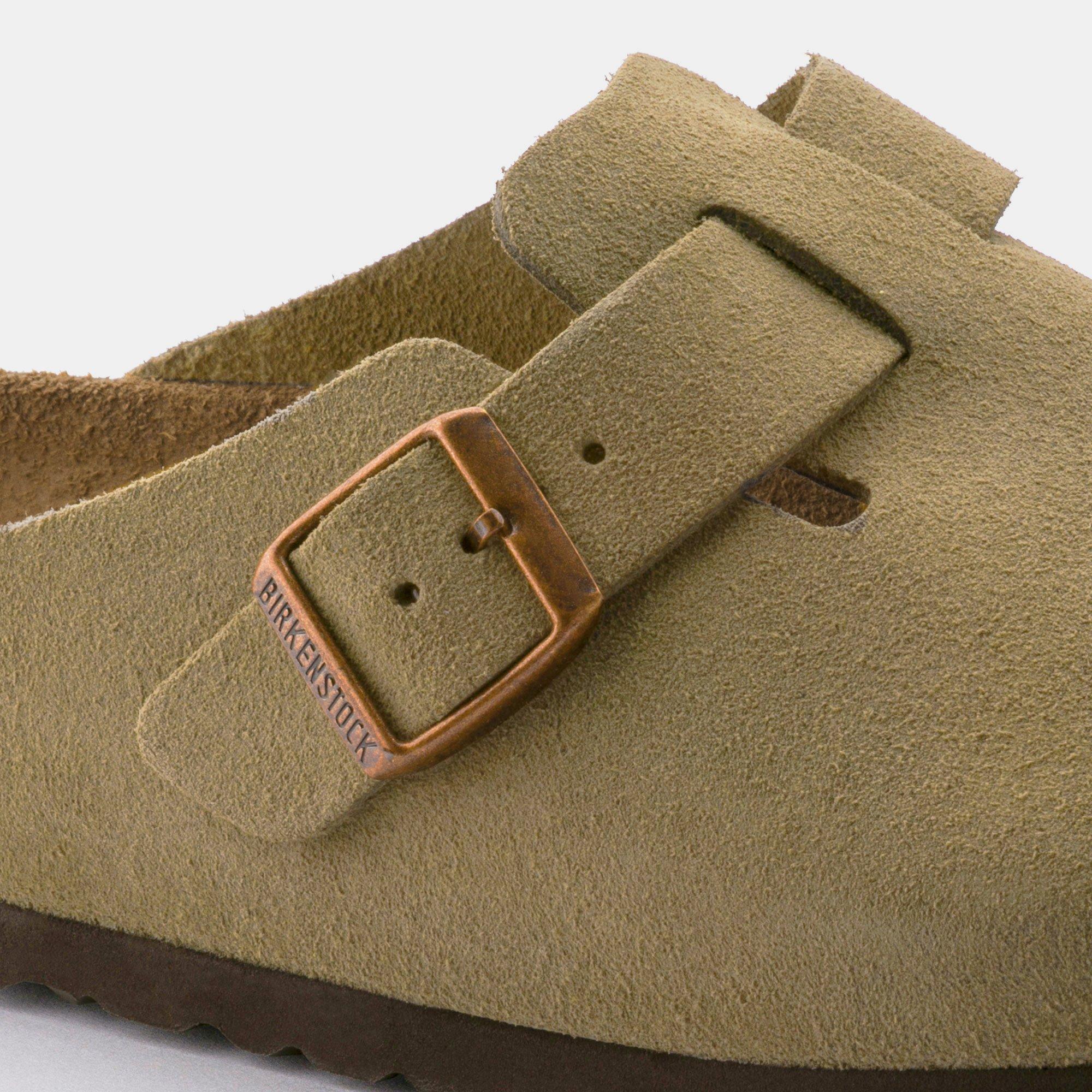 Taupe - Birkenstock - Boston Suede - 4