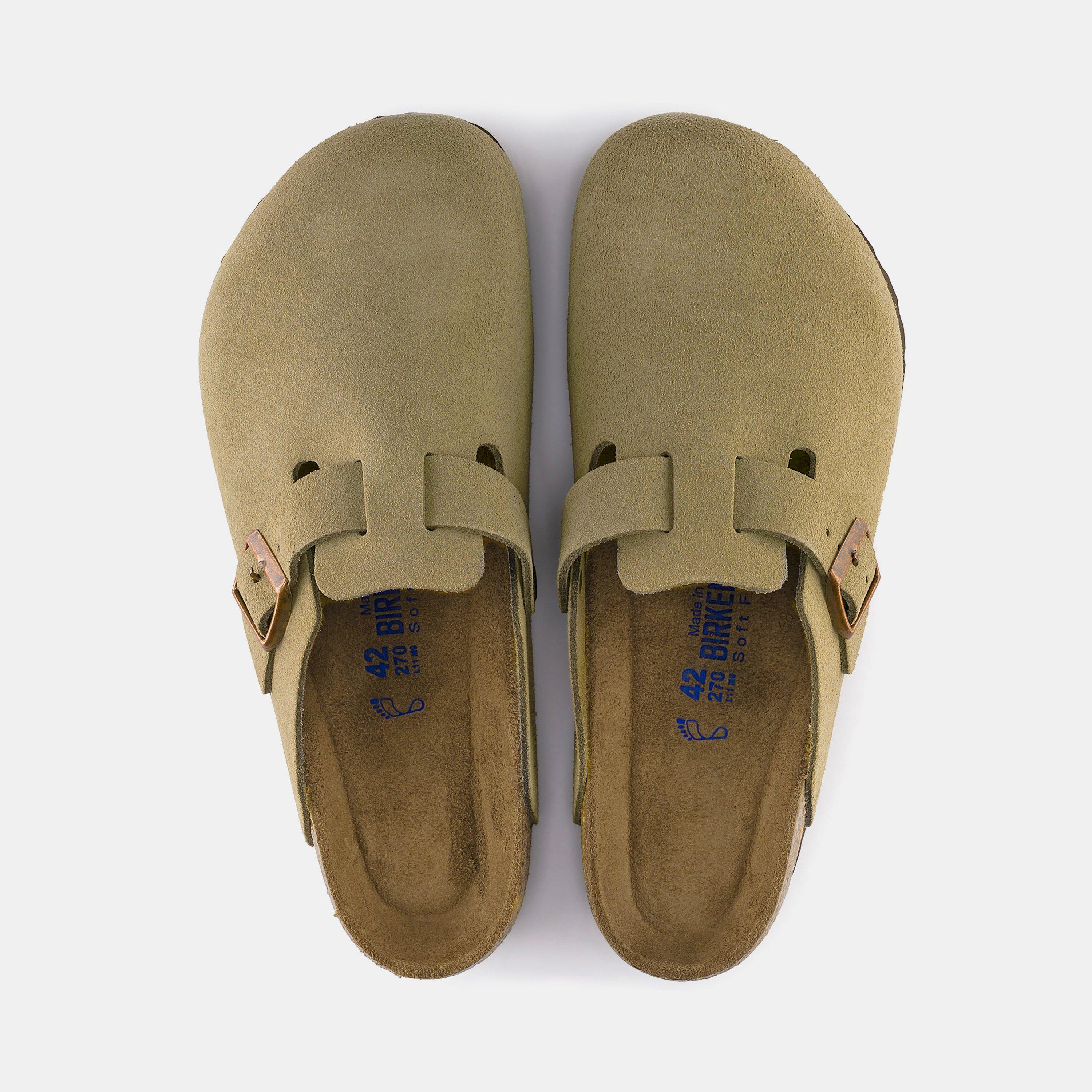 Taupe - Birkenstock - Boston Suede - 5