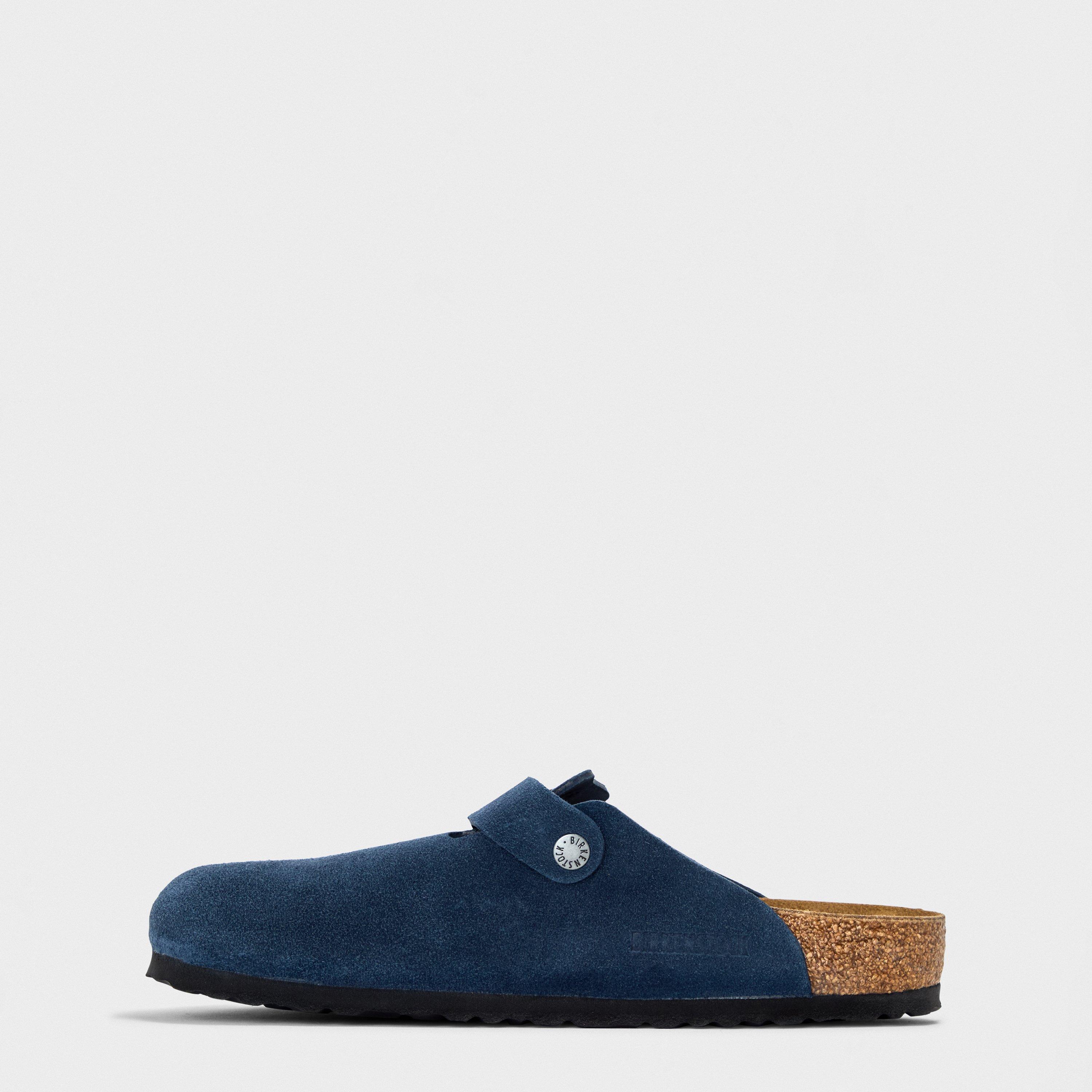 New Navy - Birkenstock - Boston Suede - 2