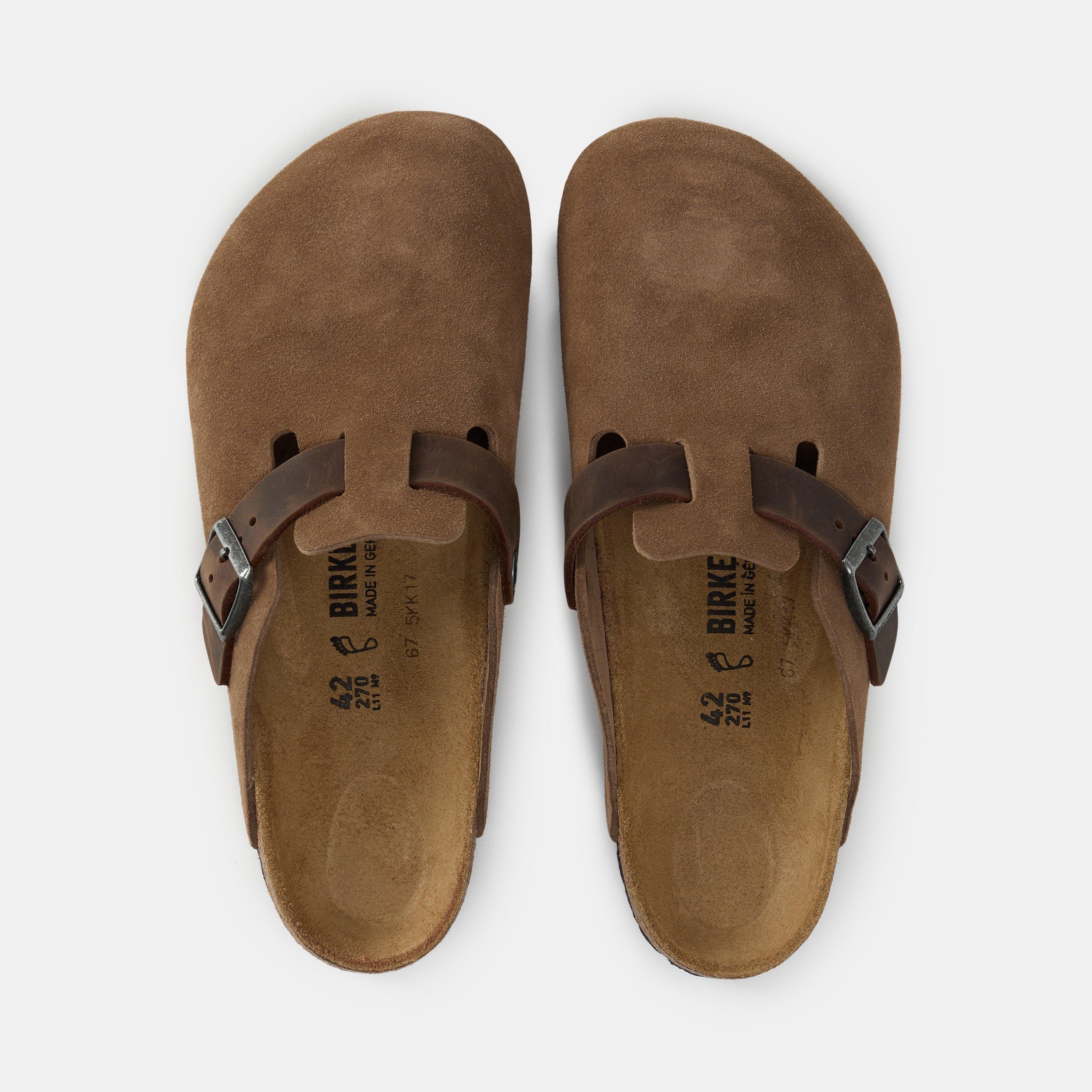 Dark Tea - Birkenstock - Boston Suede - 4
