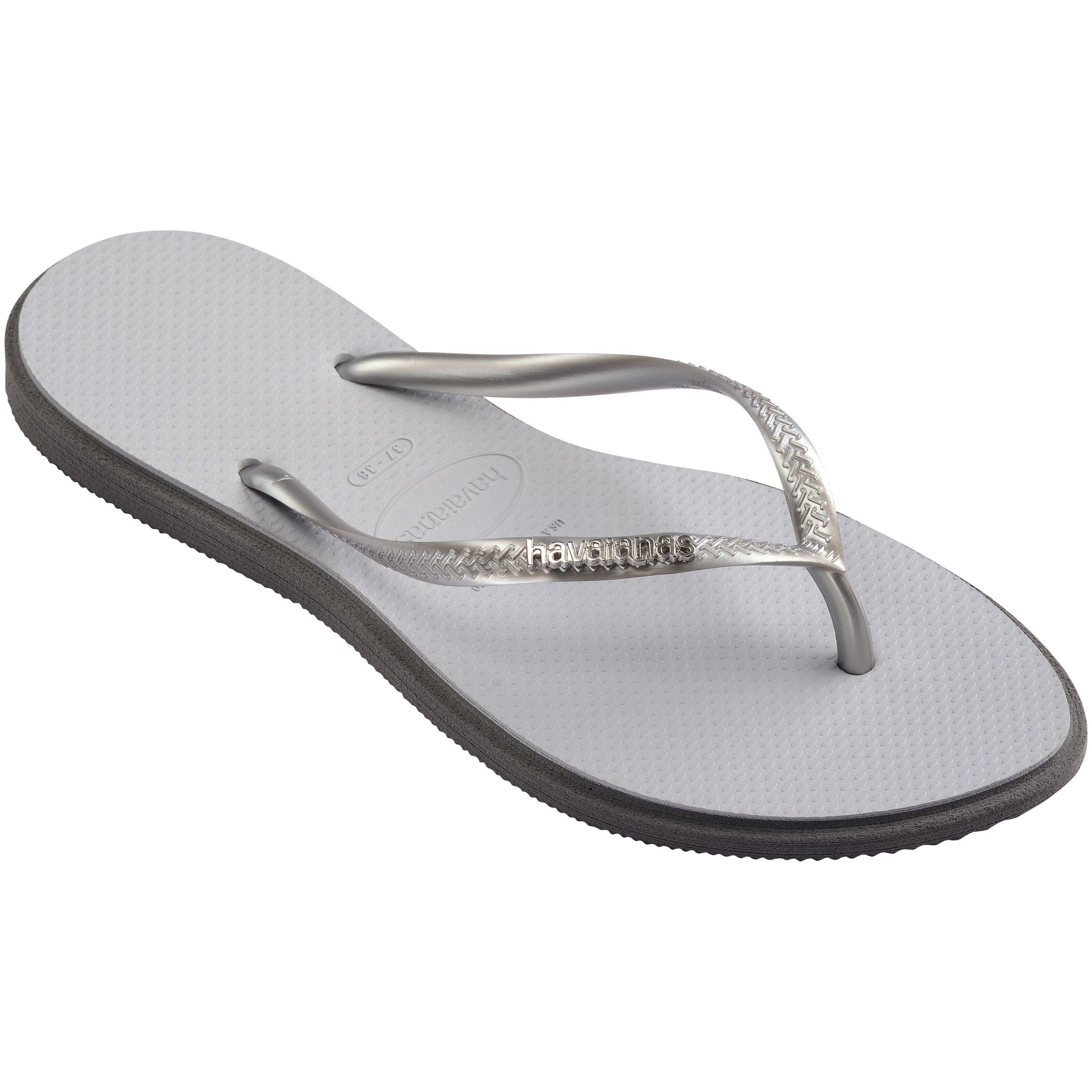 Steel grey - Havaianas - Women's Slim Point Flip Flops - 2