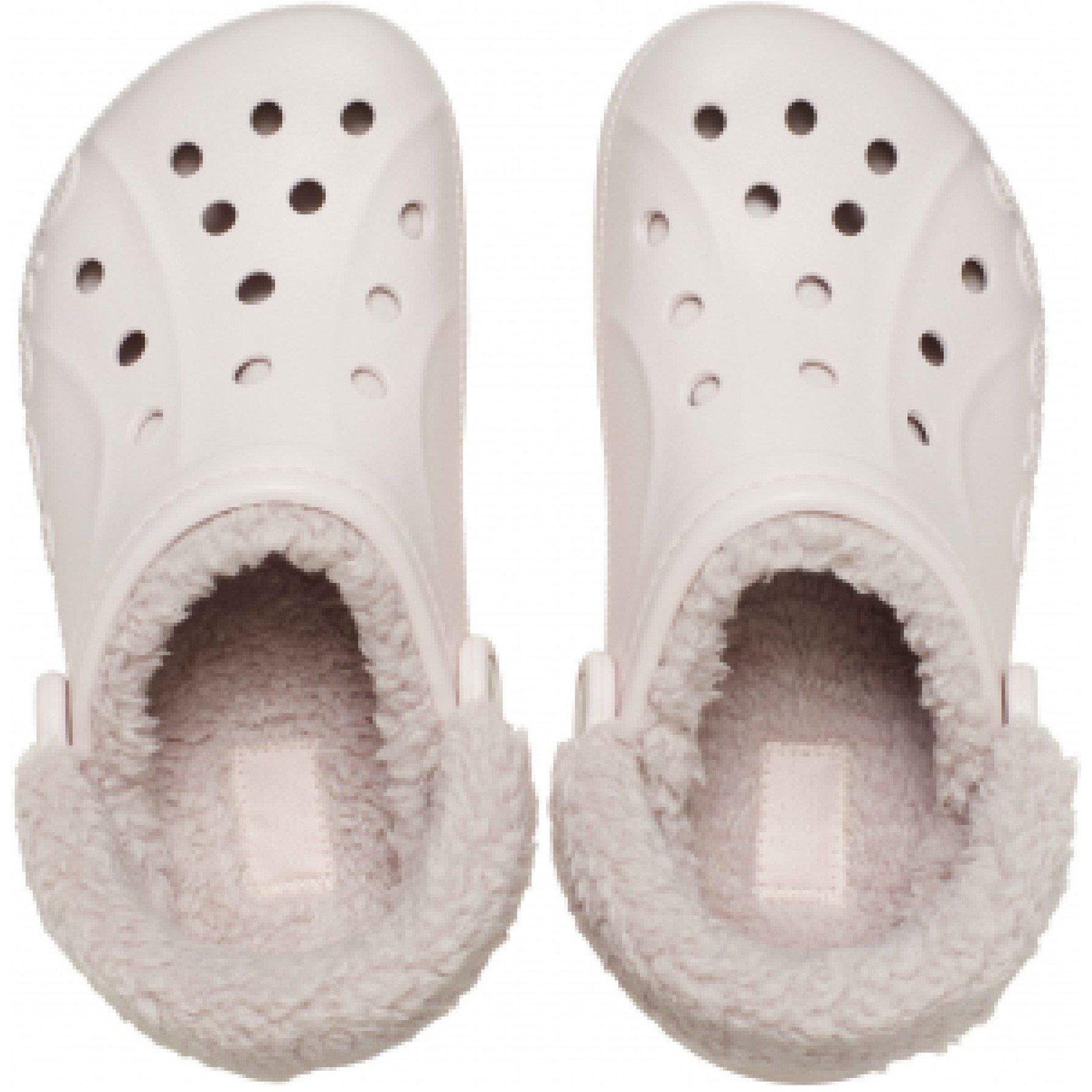 Bijna Roze - Crocs - Fuzz Strap Clogs - 4
