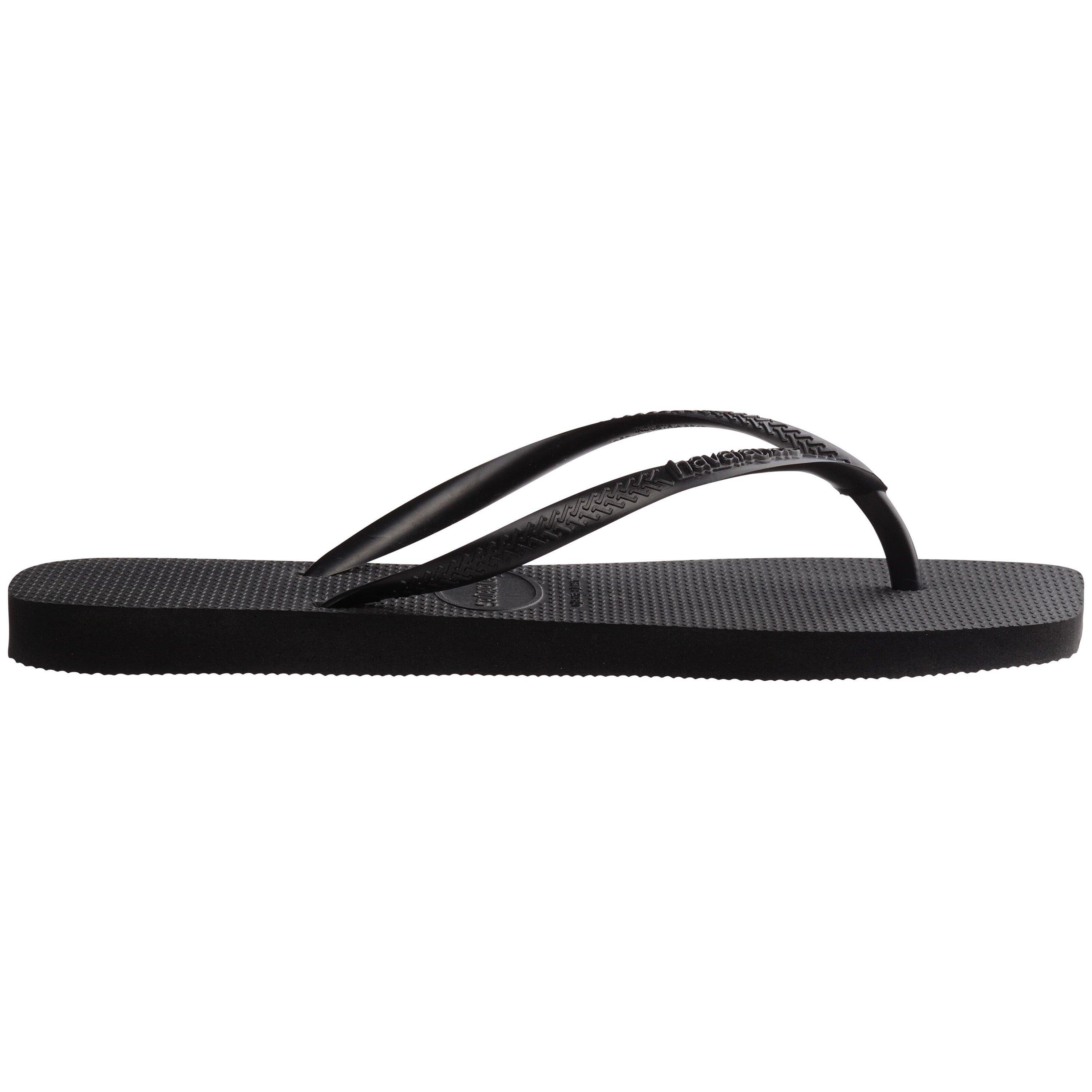 Black - Havaianas - Women's Slim Square Flip Flops - 3