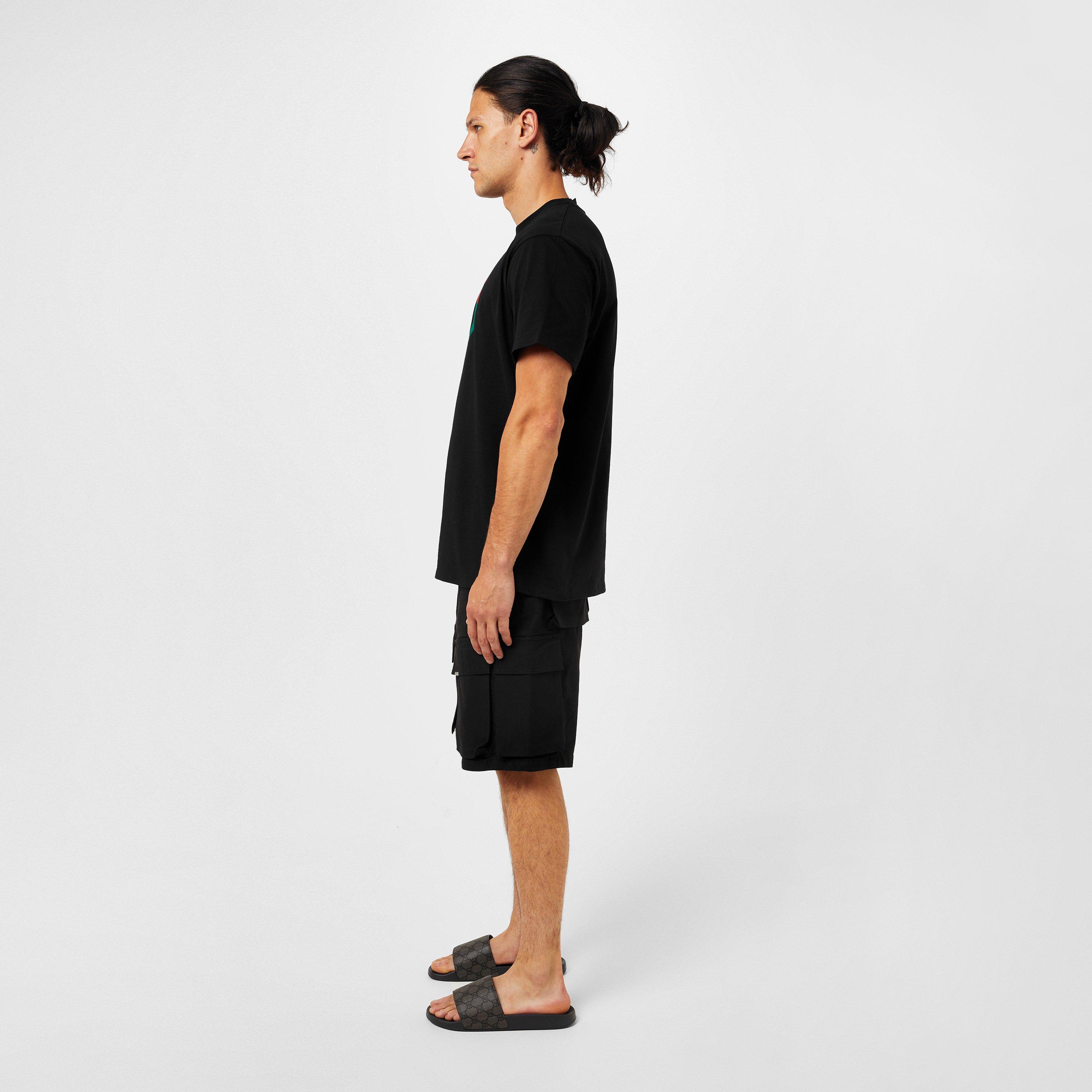 Grey/Black GG - Gucci - GG Slide Sandals - 8