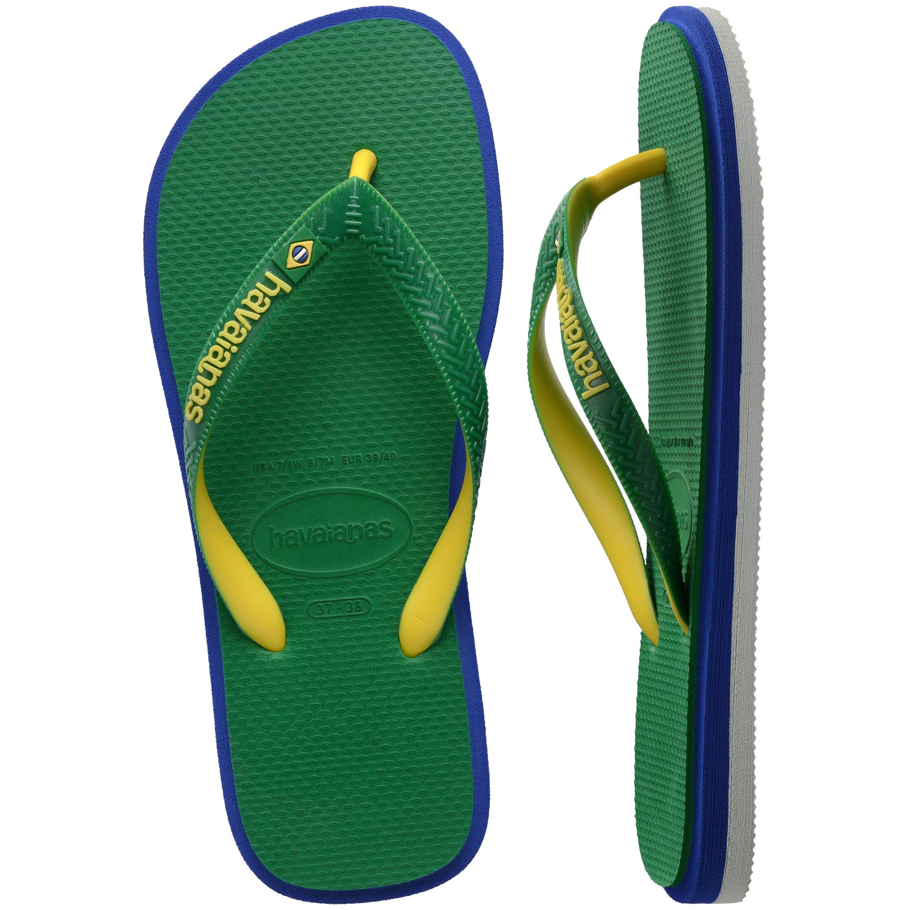 Green - Havaianas - Women's Brasil Twist Flip Flops - 5