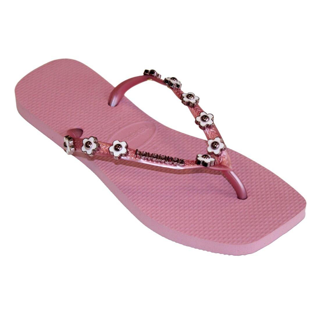 Crocus Rose - Havaianas - Women's Square Stylish Flip Flops - 2