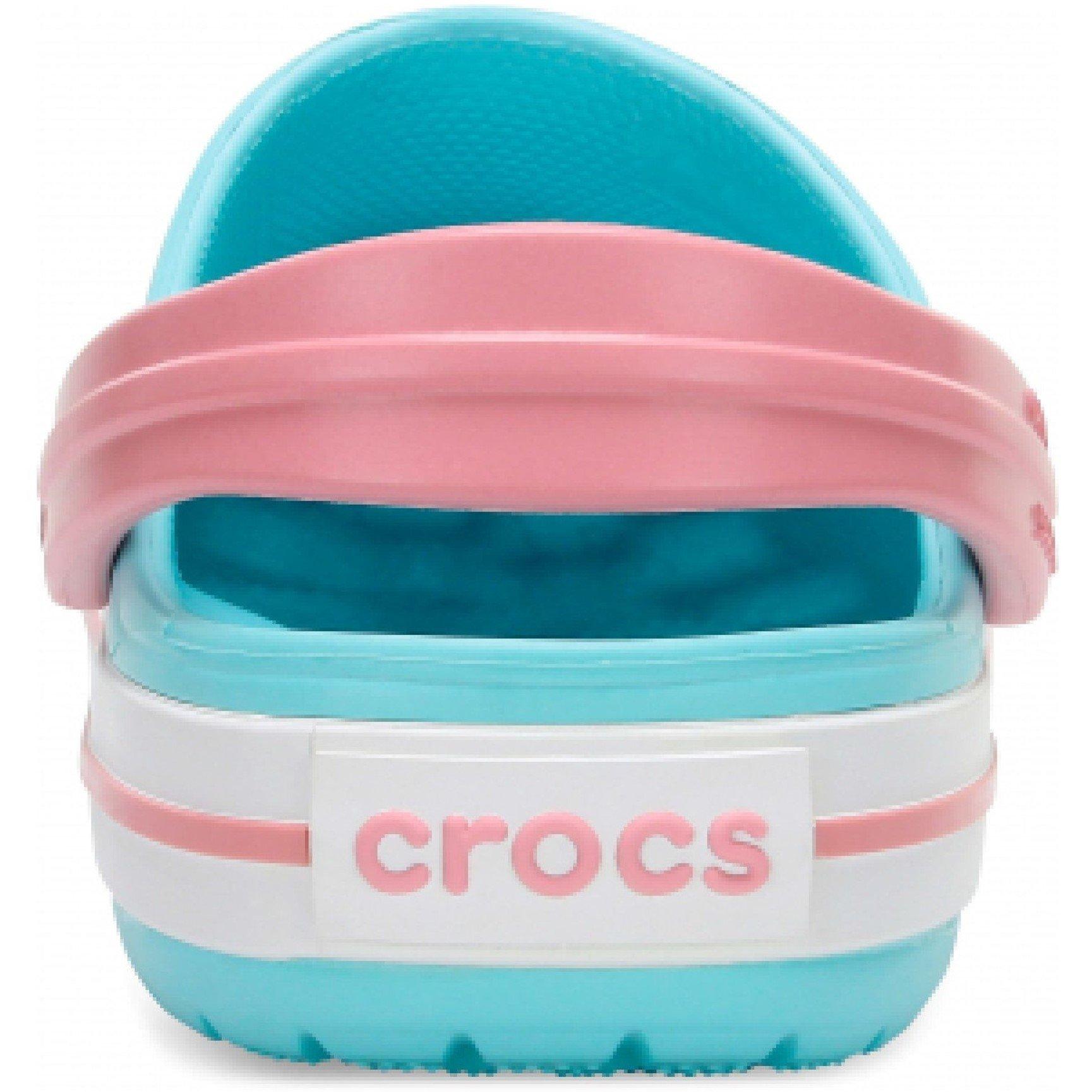 Blu ghiaccio bianco - Crocs - Kids' Crocband Clogs - 3