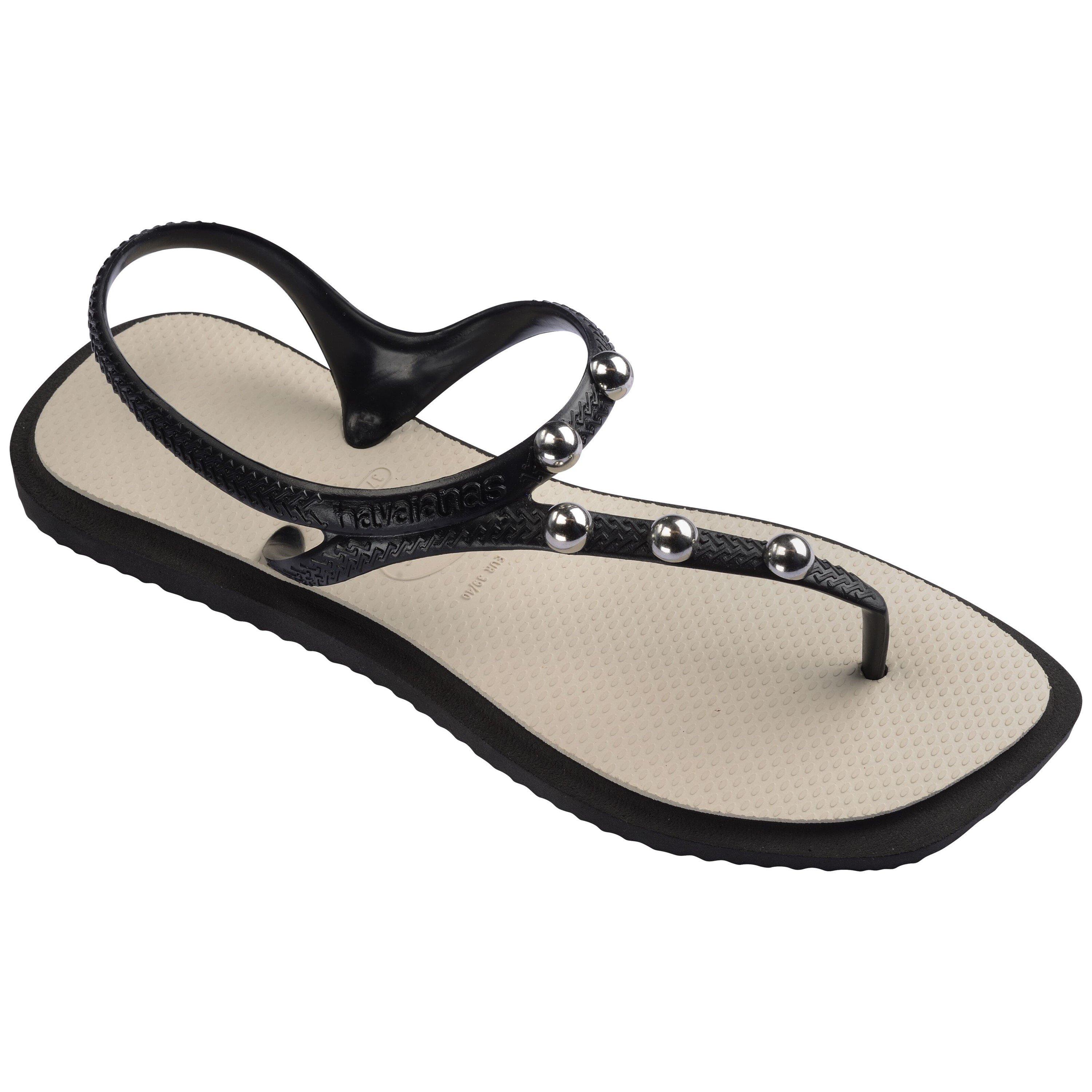 Black/Beige - Havaianas - Women's Flash Fusion Flip Flops - 2