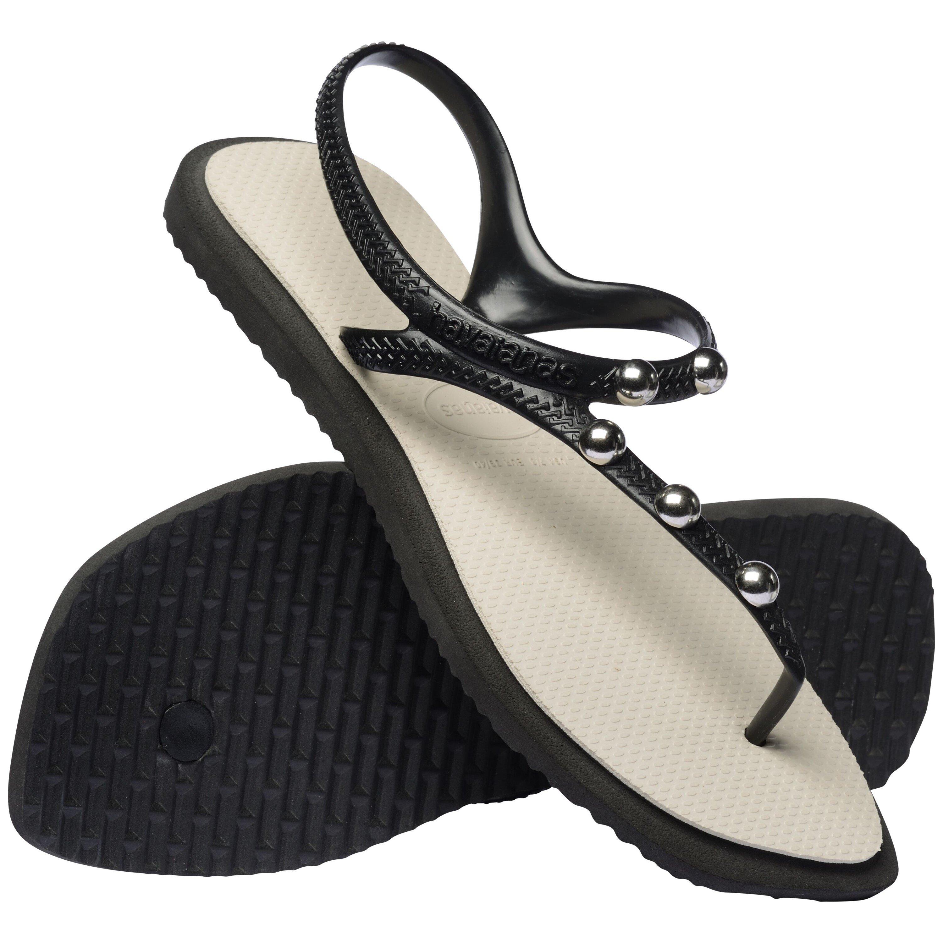 Black/Beige - Havaianas - Women's Flash Fusion Flip Flops - 4