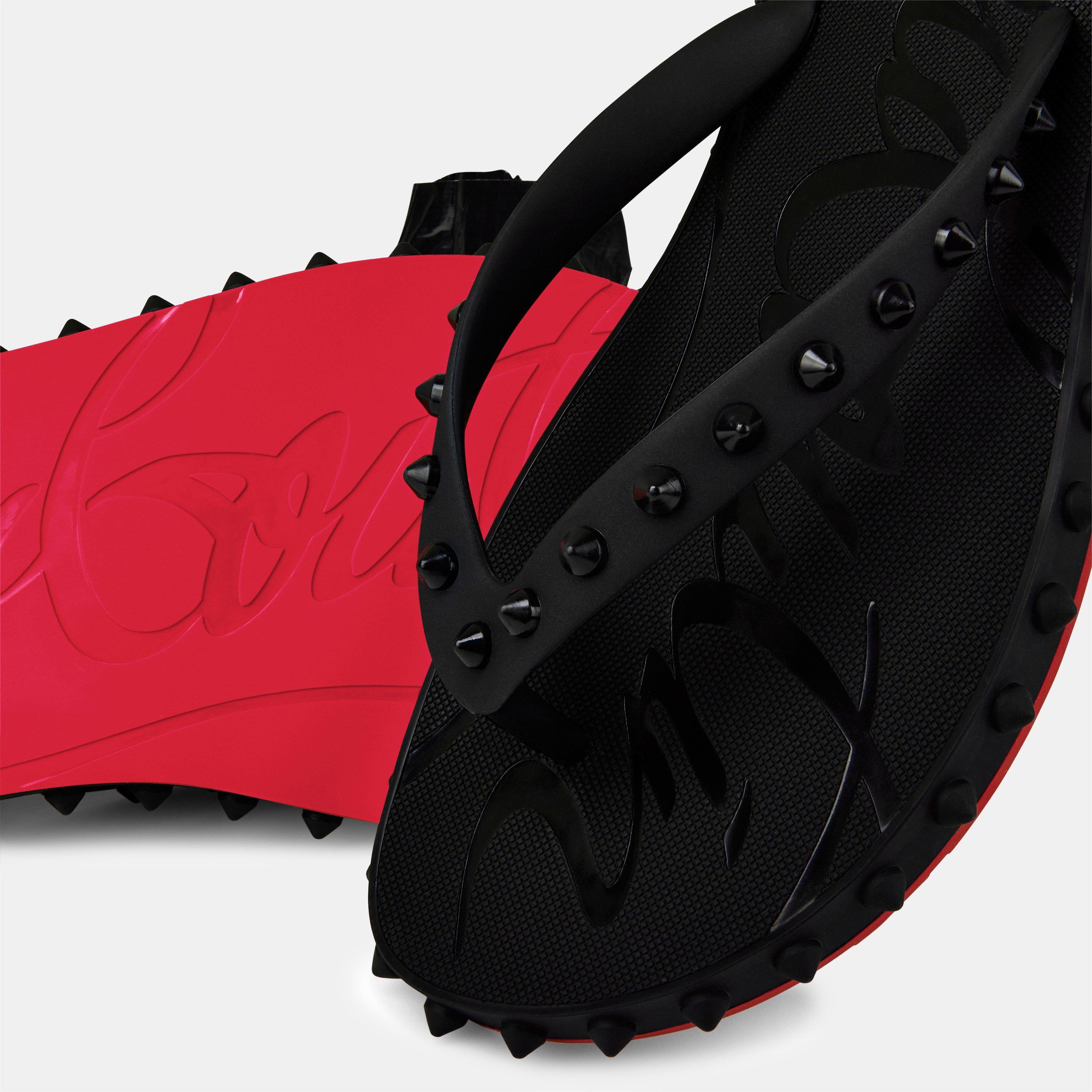 Black - Christian Louboutin - Women's Super Loubi Rubber Flip Thong Sandals - 4
