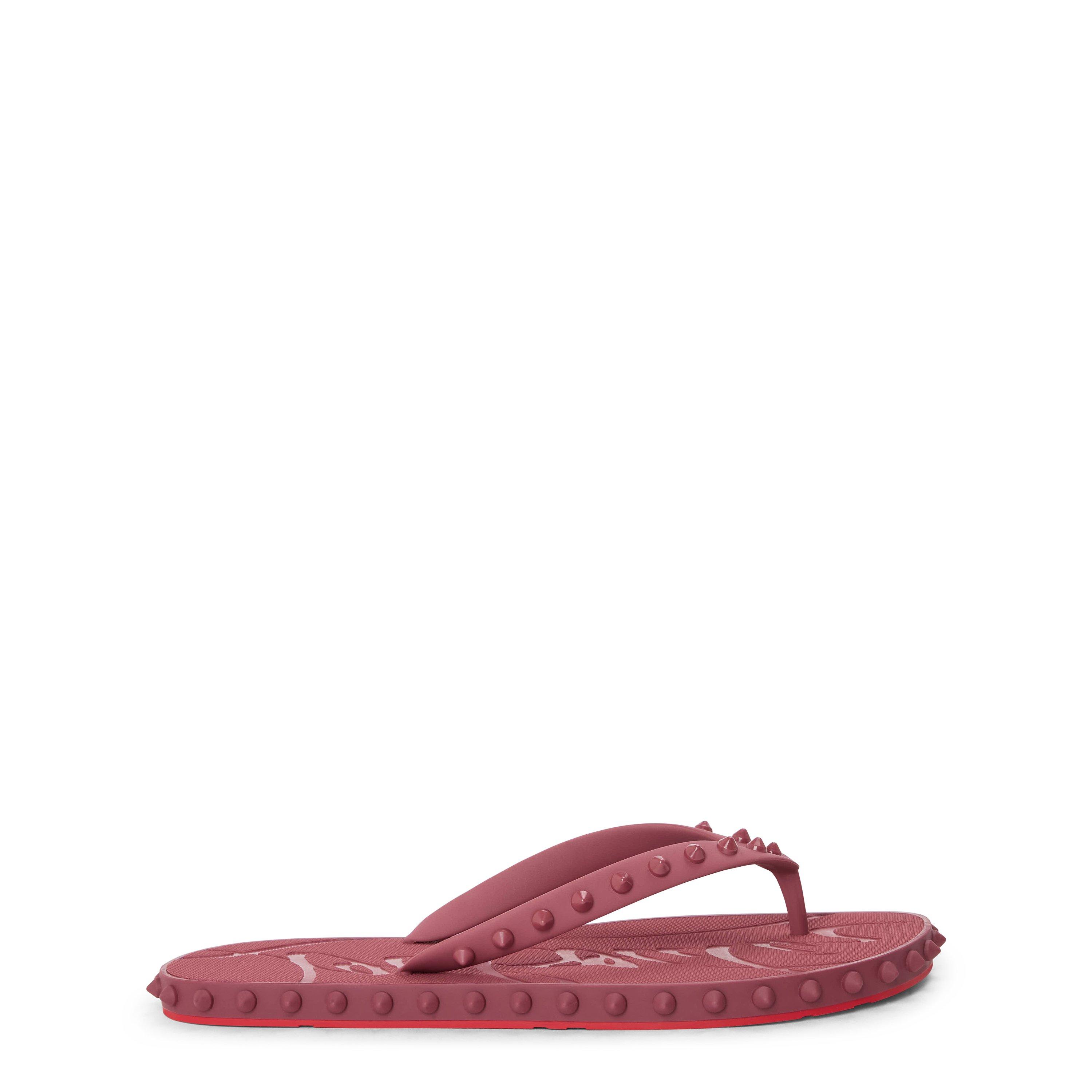 Christian Louboutin Women's Super Loubi Rubber Flip Thong Sandals