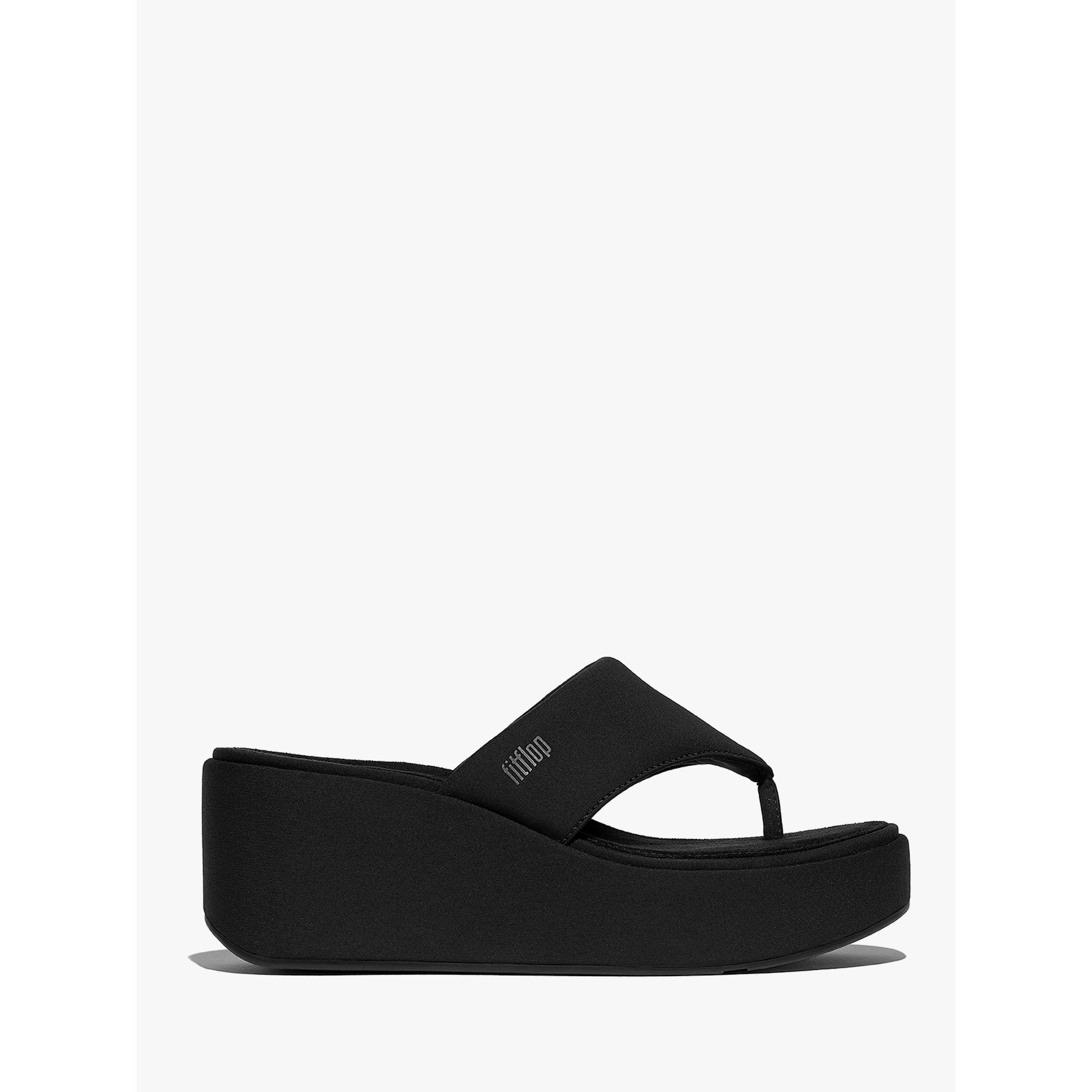 Fitflop Women's Platforms Wedge Sandals - All Black - 5 (38)