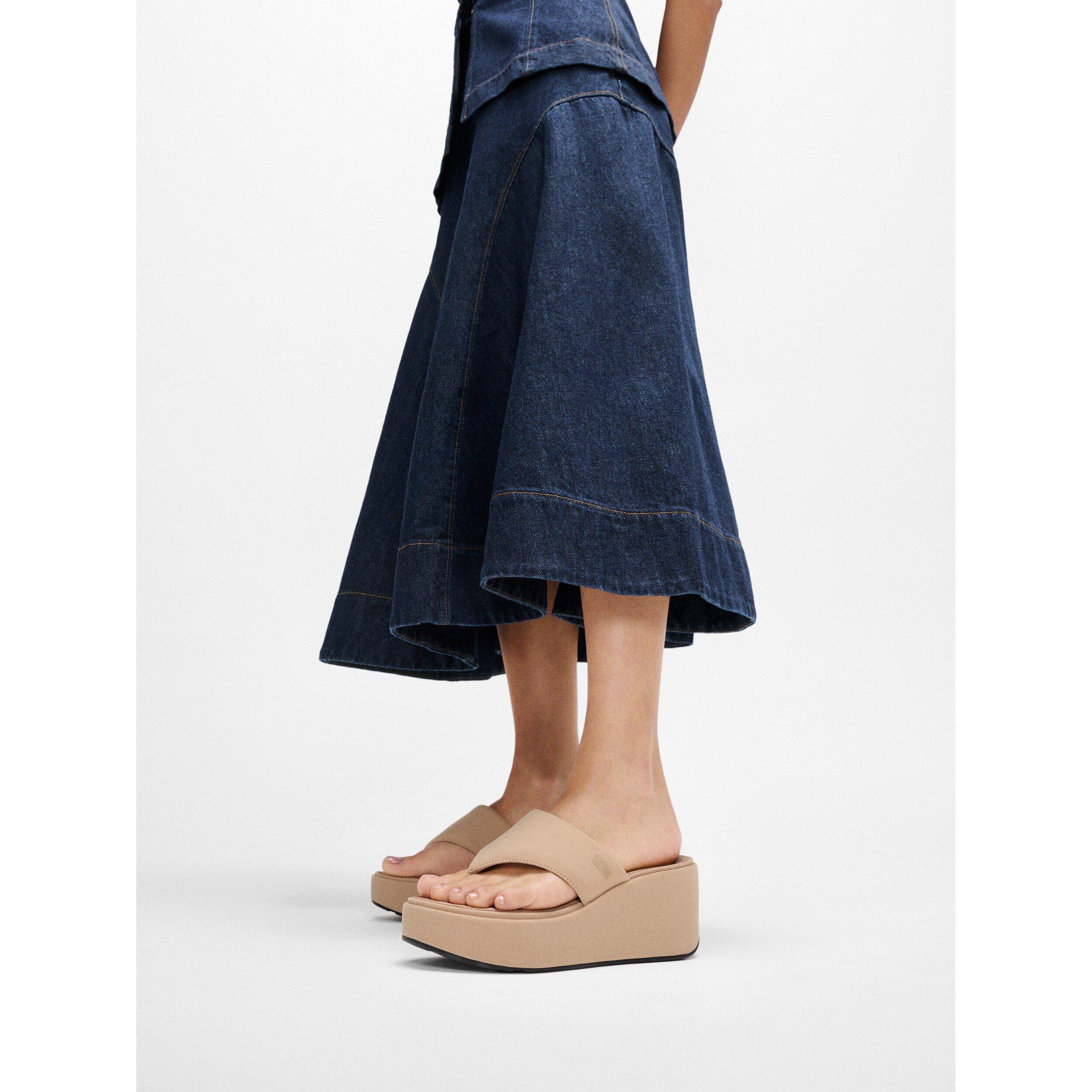 Beige - Fitflop - Women's Wedge Heeled Sandals - 2