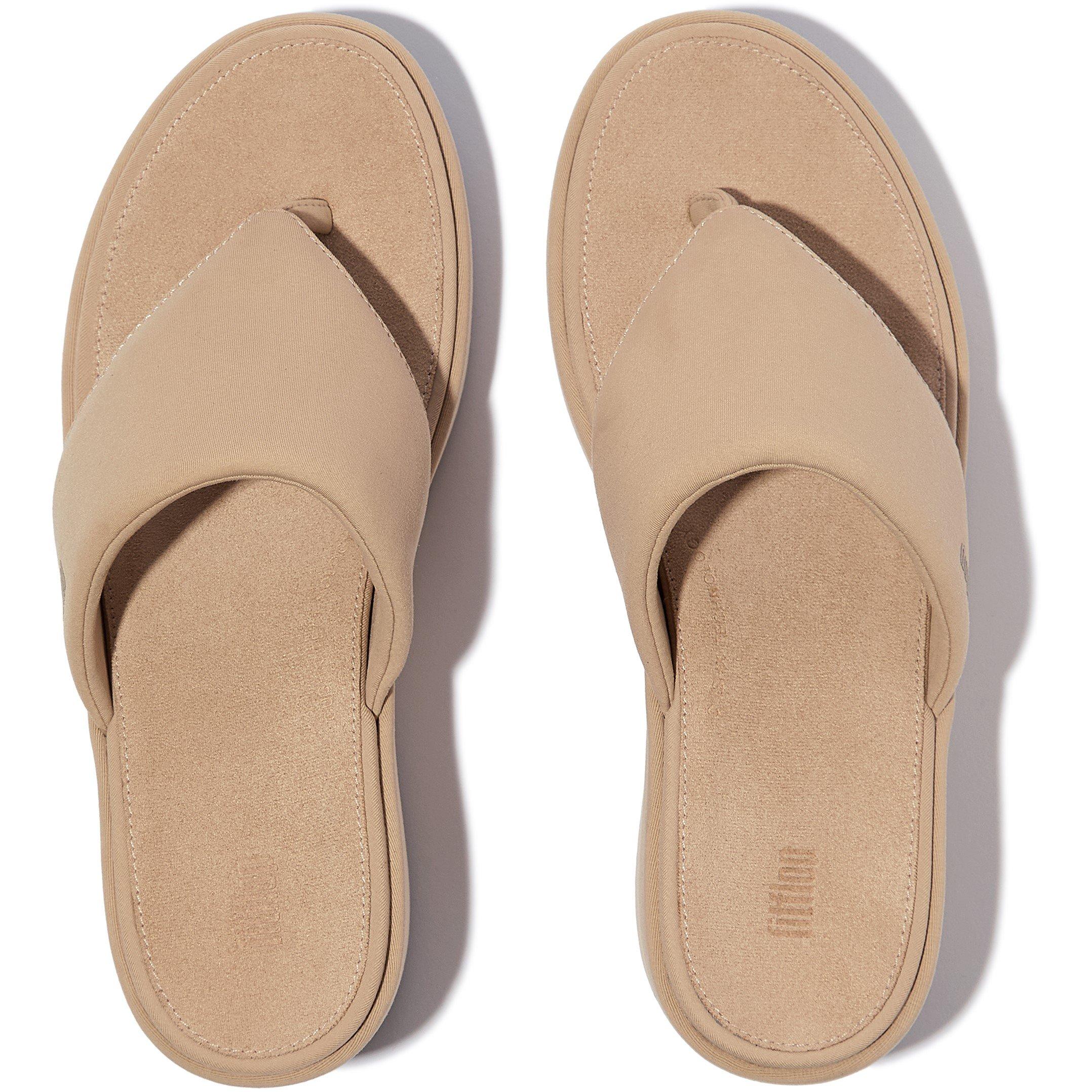 Beige - Fitflop - Women's Wedge Heeled Sandals - 5