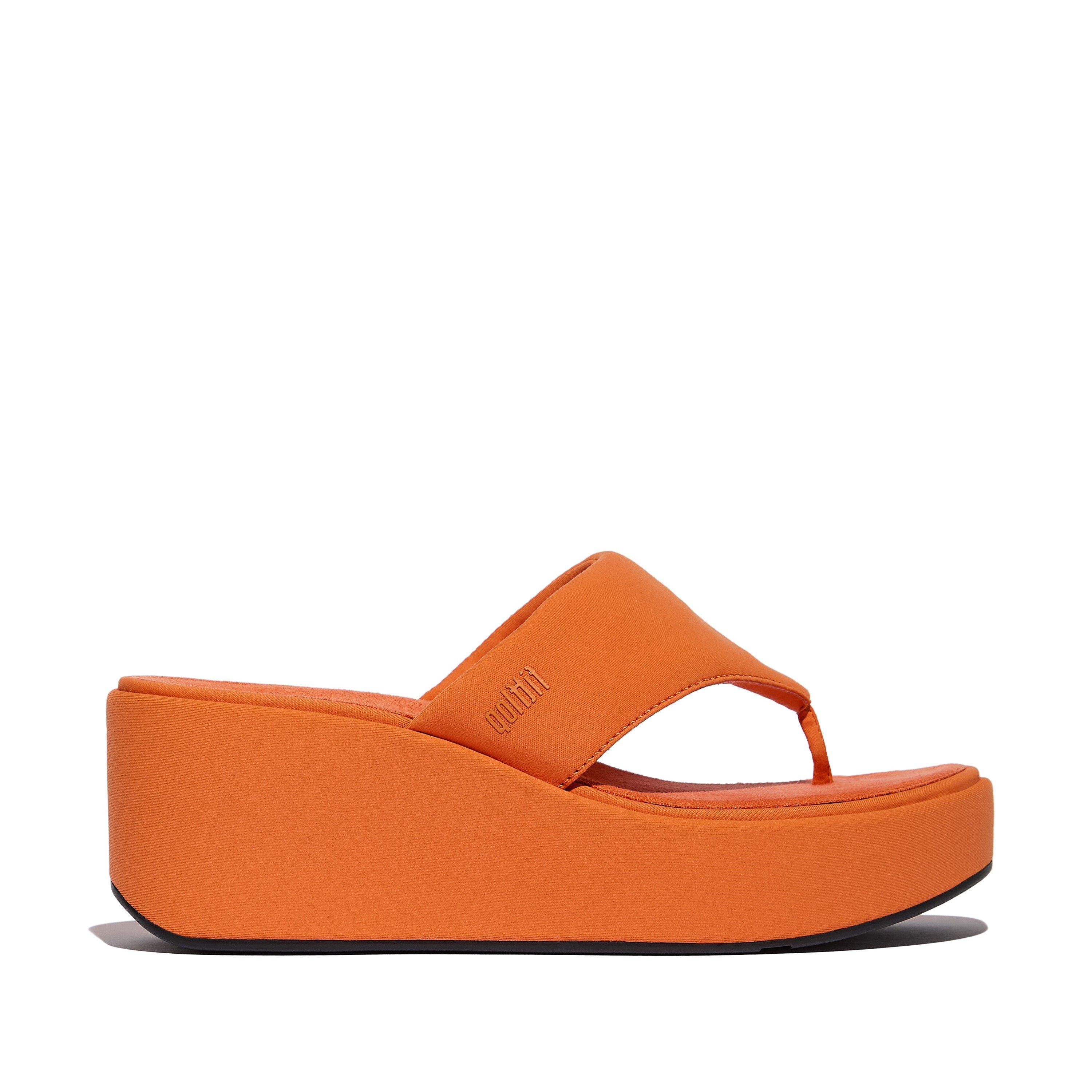Jaffa Orange. (Pas de problème rencontré.) - Fitflop - Women's Wedge Heeled Sandals - 1