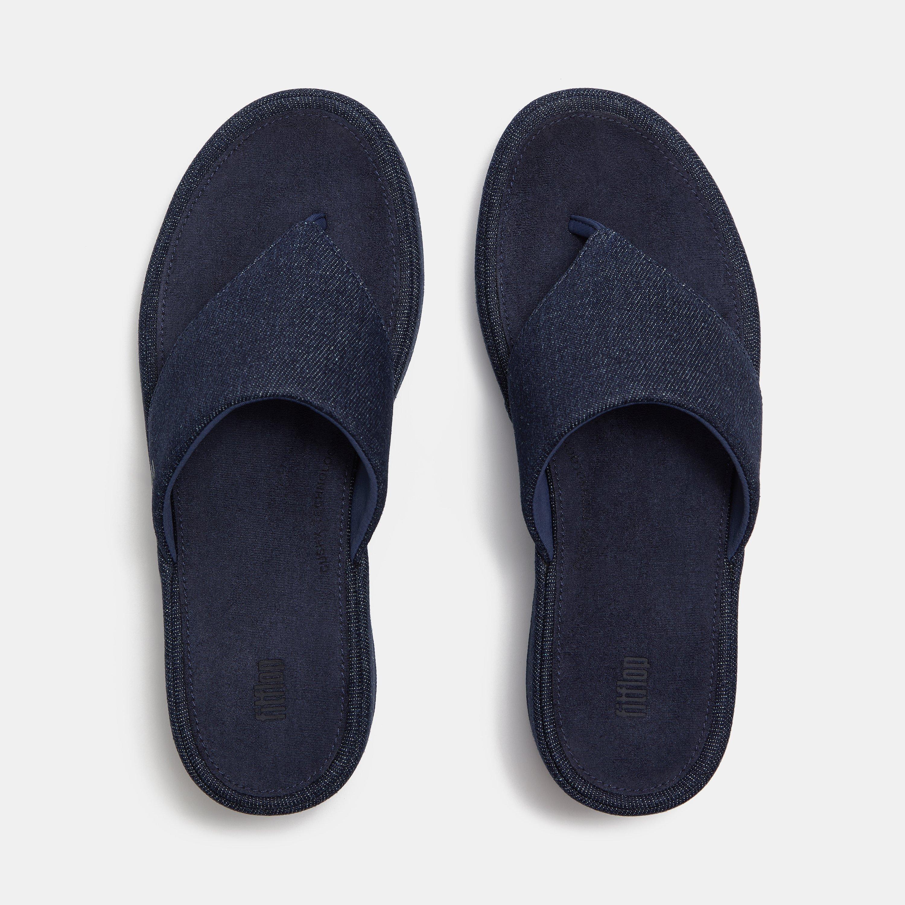 Dark Denim - Fitflop - Women's Wedge Heeled Sandals - 5